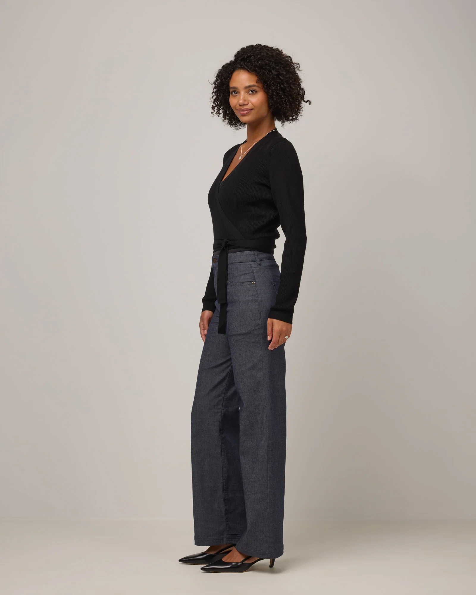 Adeline Wrap Sweater - Image 4