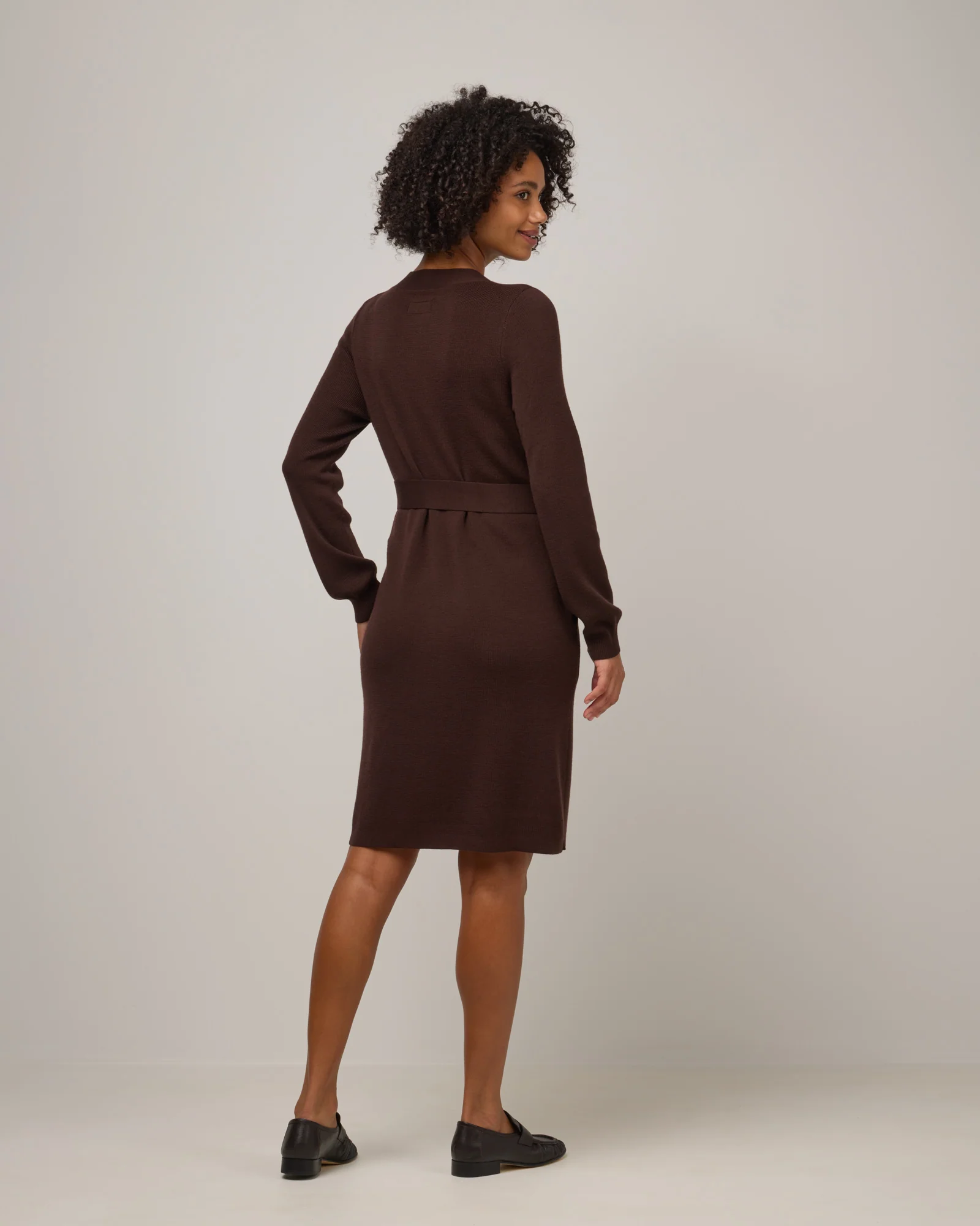 Amber Belted Sweater Dress - Image 3