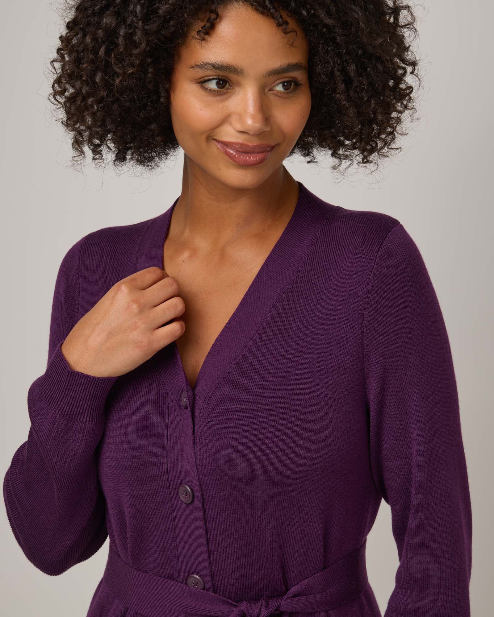 Amber Belted Sweater Dress - Image 4