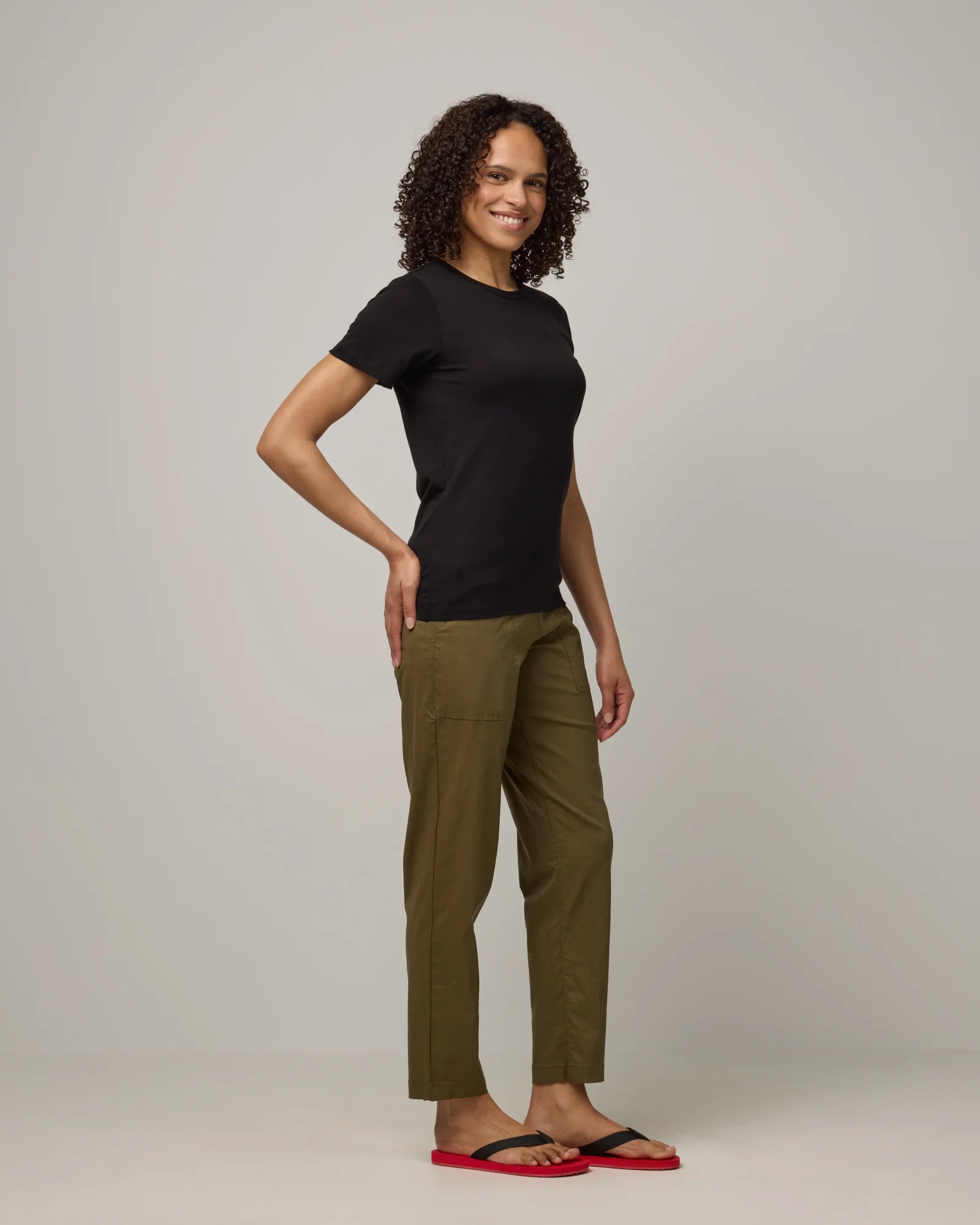 Cara 100% Wool Fitted Tee - Image 4