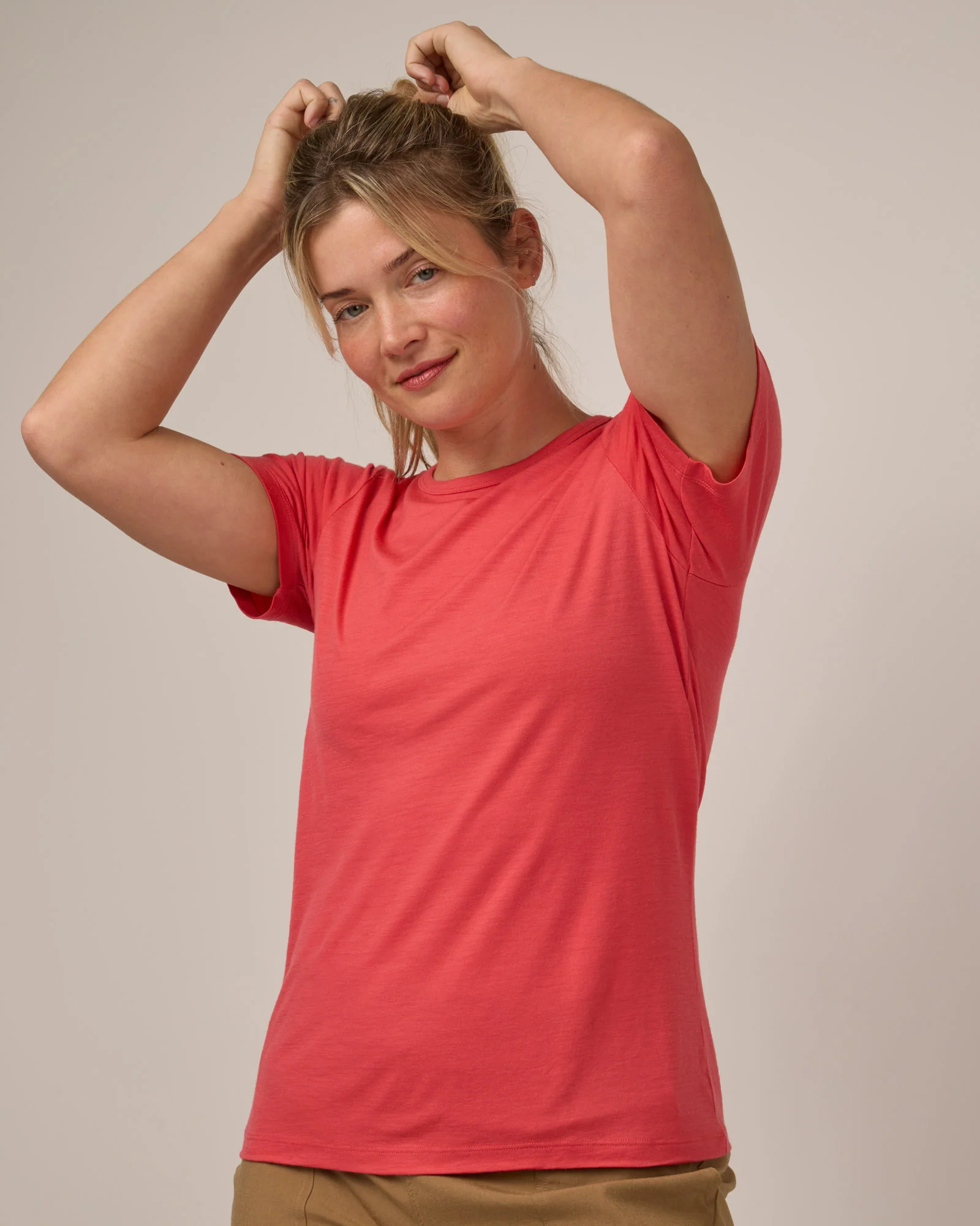 Cara 100% Wool Fitted Tee - Image 4