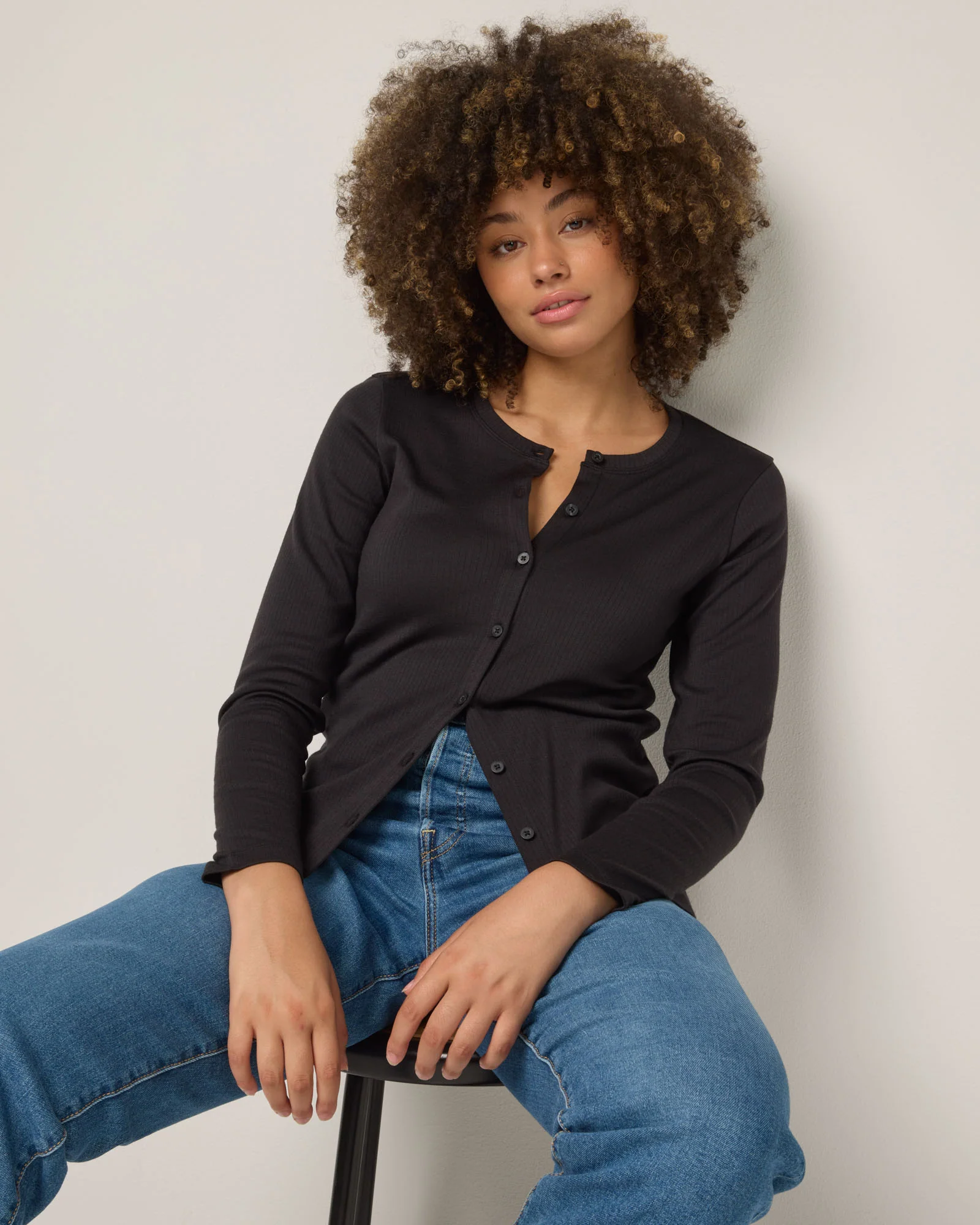 Celeste Ribbed Cardigan - Image 4