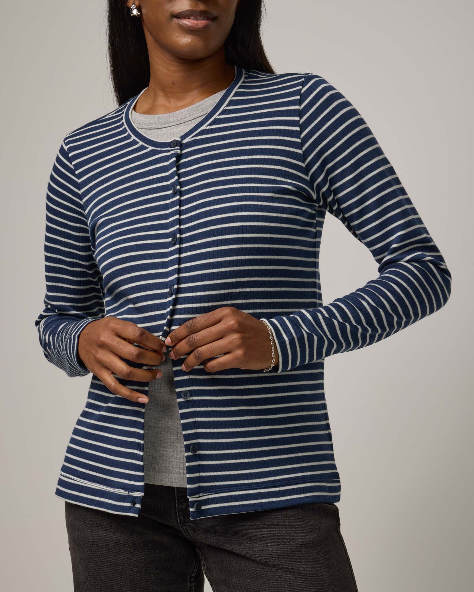 Celeste Ribbed Cardigan - Image 4