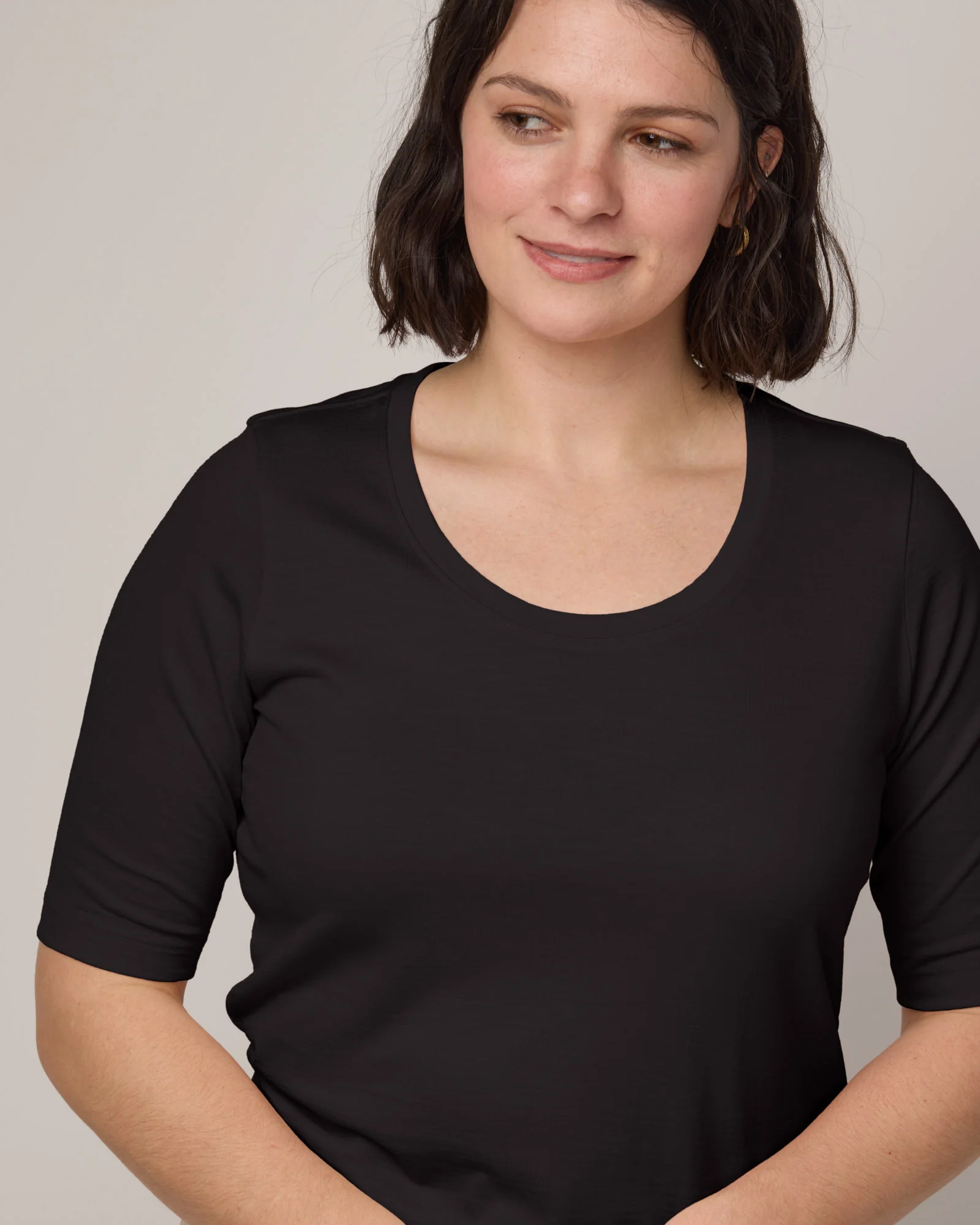 Celine Signature Elbow Sleeve Tee - Image 4