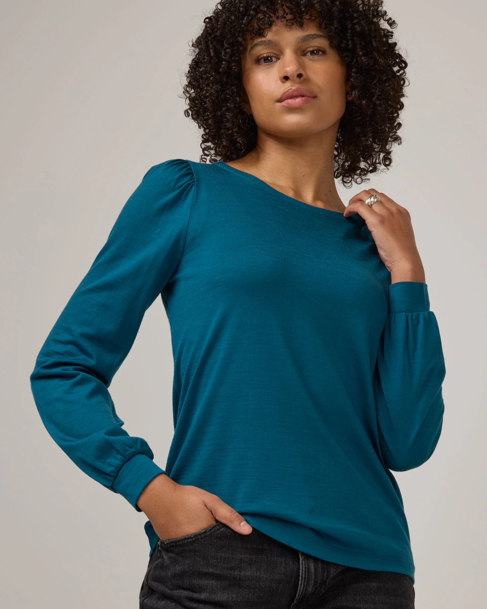 Edith Puff Sleeve Top - Image 4