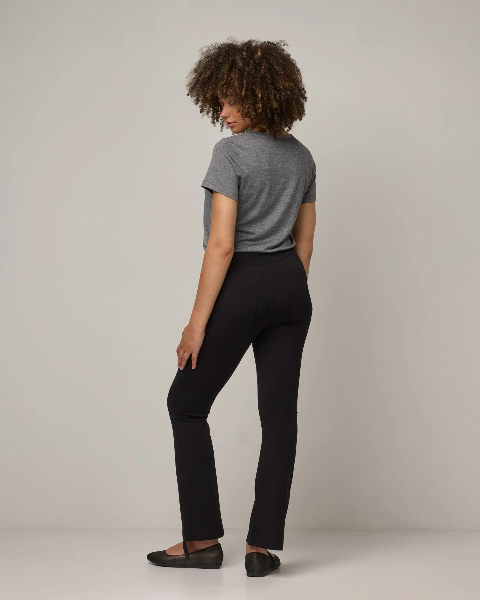 Foster Kick Flare Ponte Trouser - Image 4