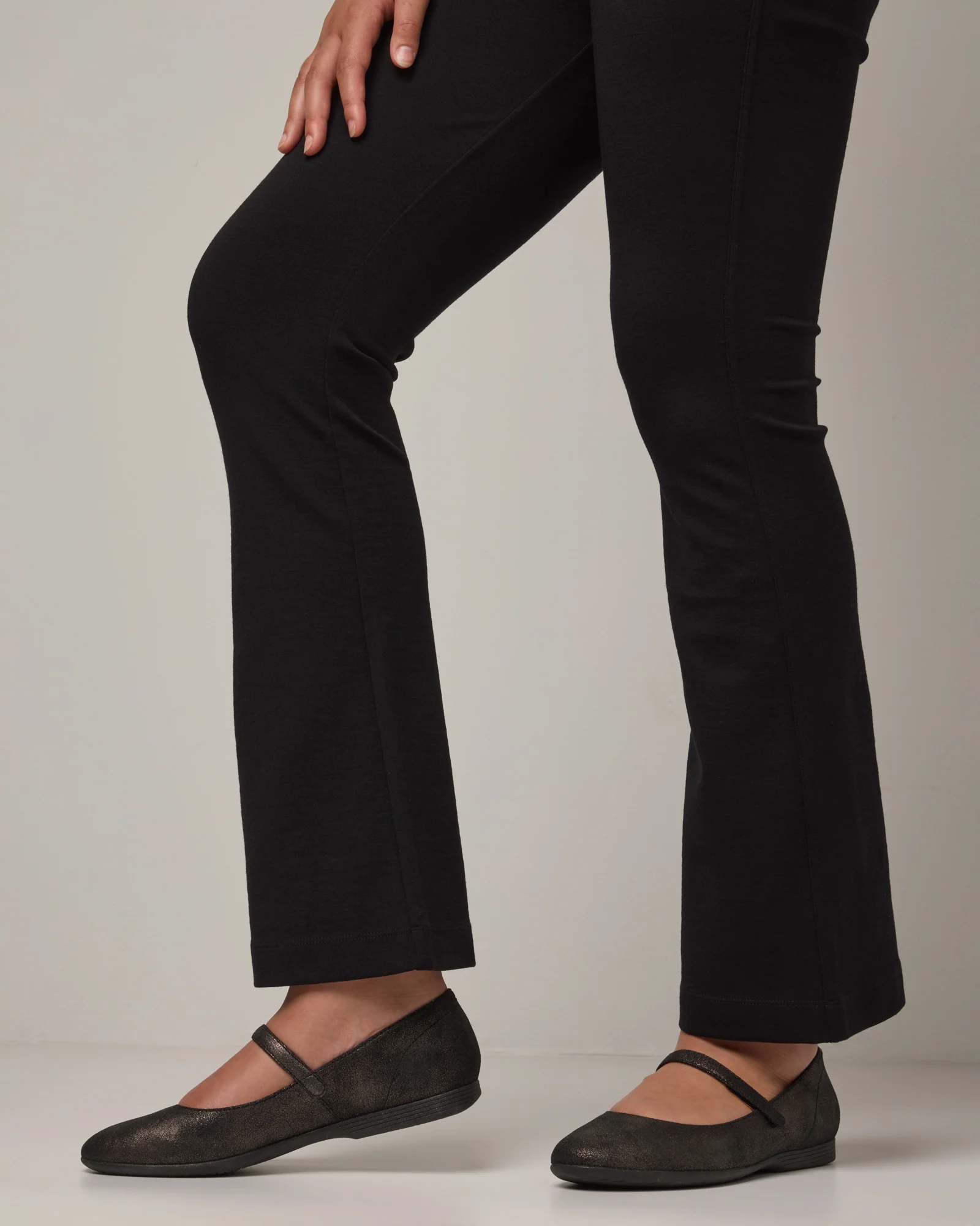 Foster Kick Flare Ponte Trouser - Image 5