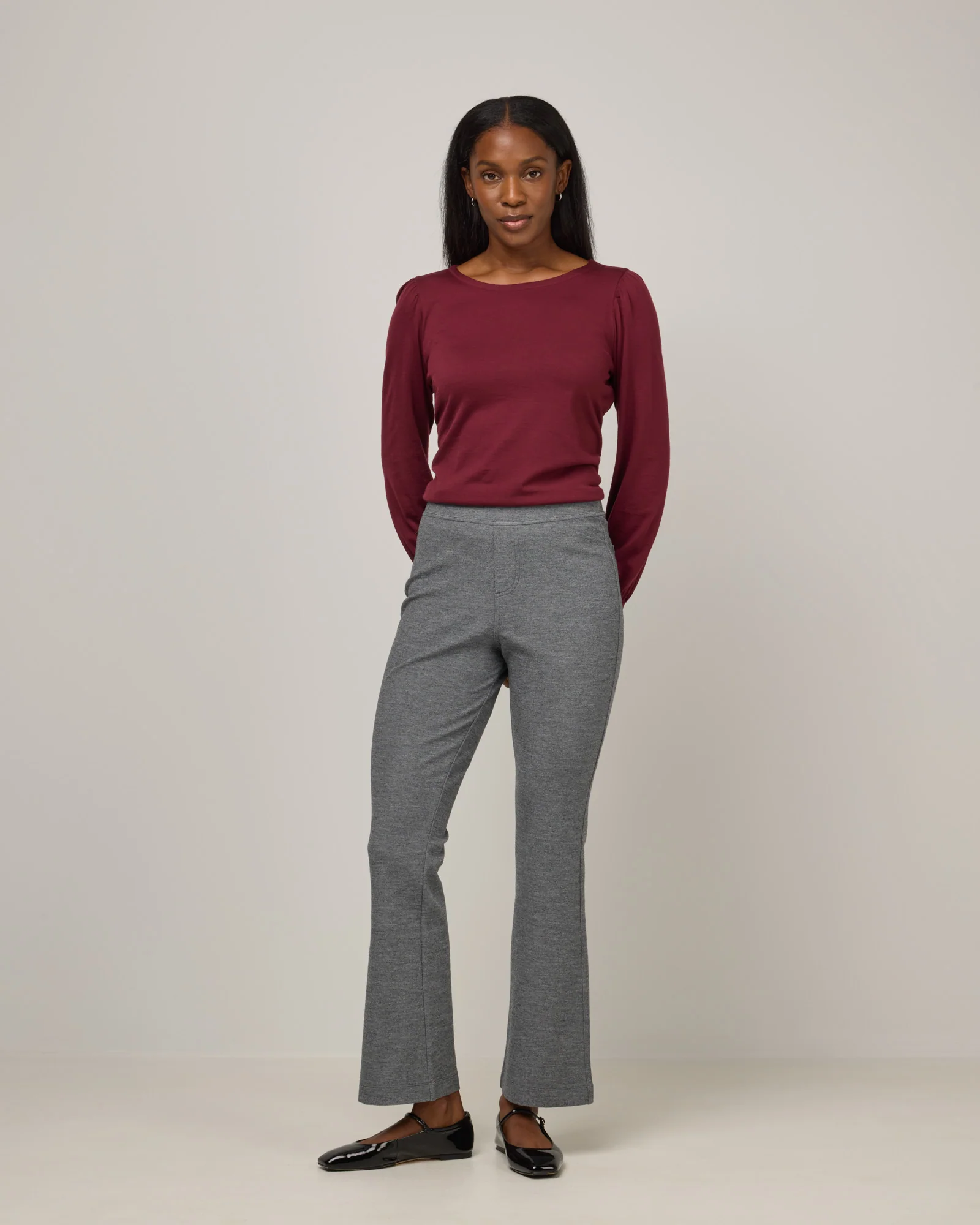 Foster Kick Flare Ponte Trouser