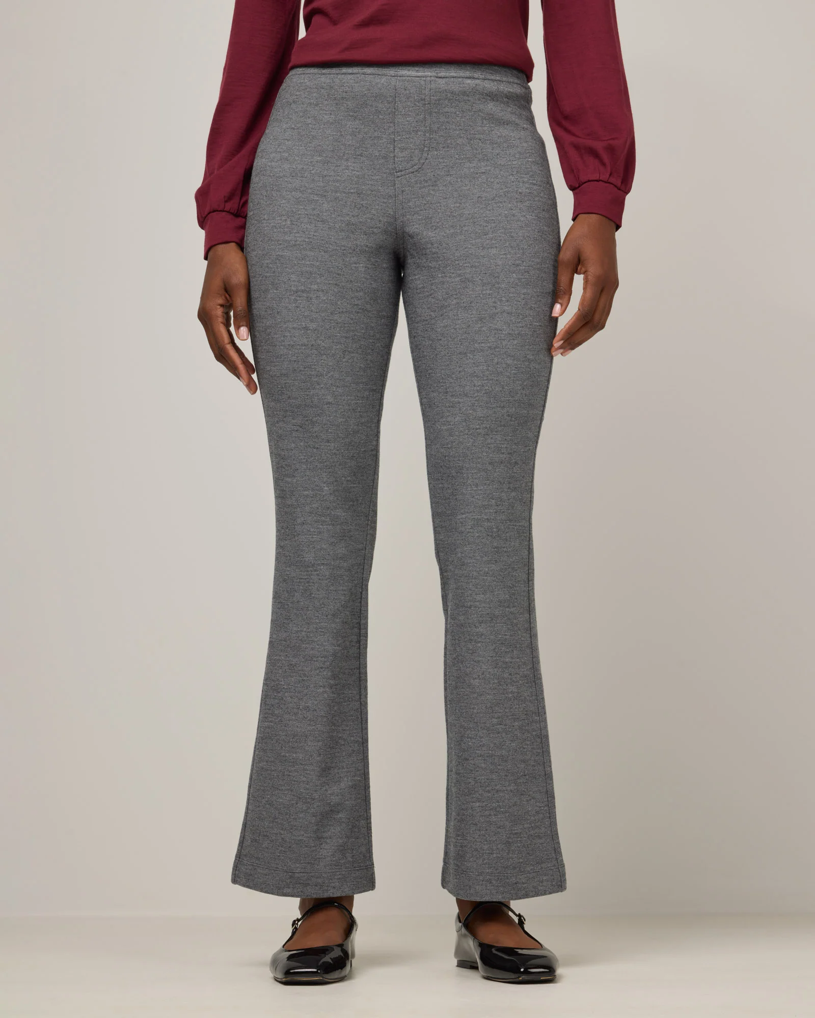 Foster Kick Flare Ponte Trouser - Image 2