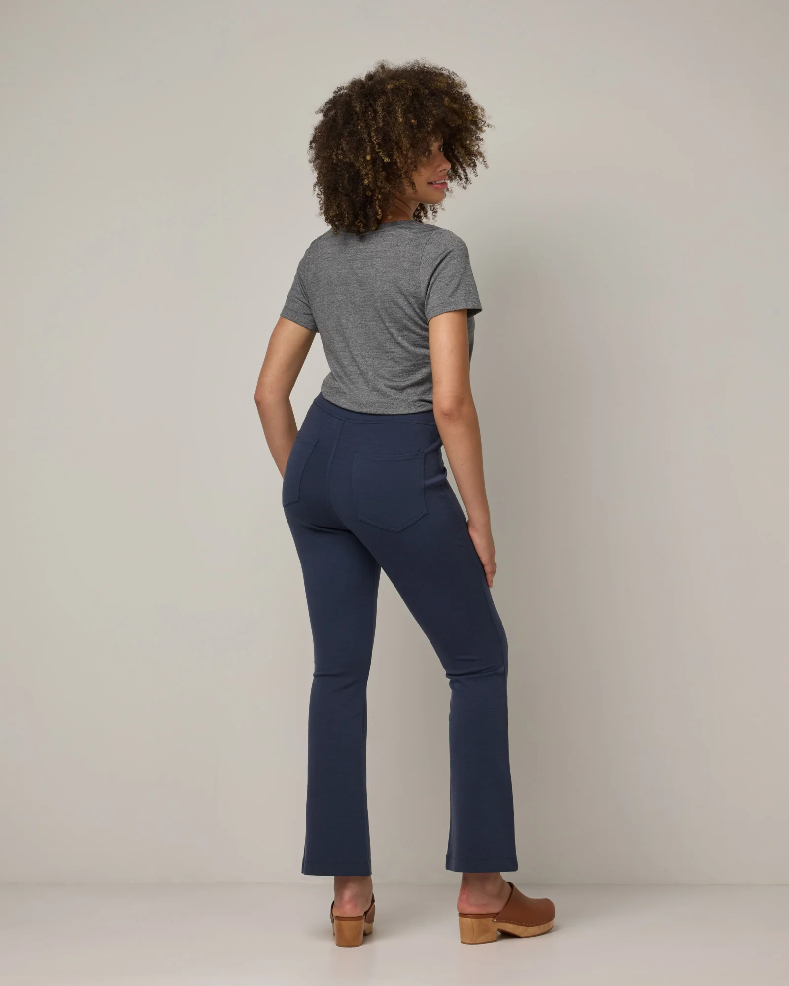 Foster Kick Flare Ponte Trouser - Image 4