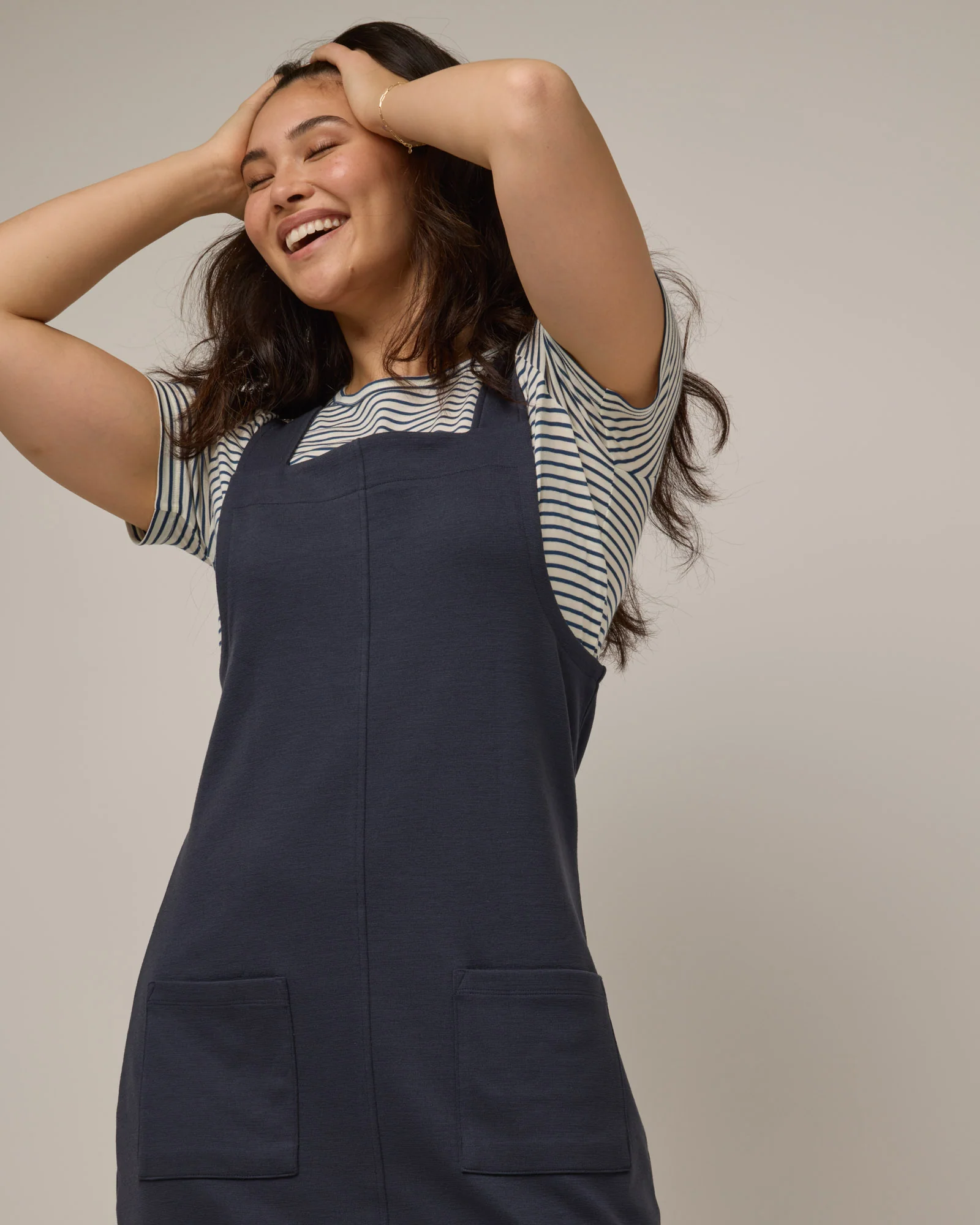 Goldie Pinafore Dress - Image 4