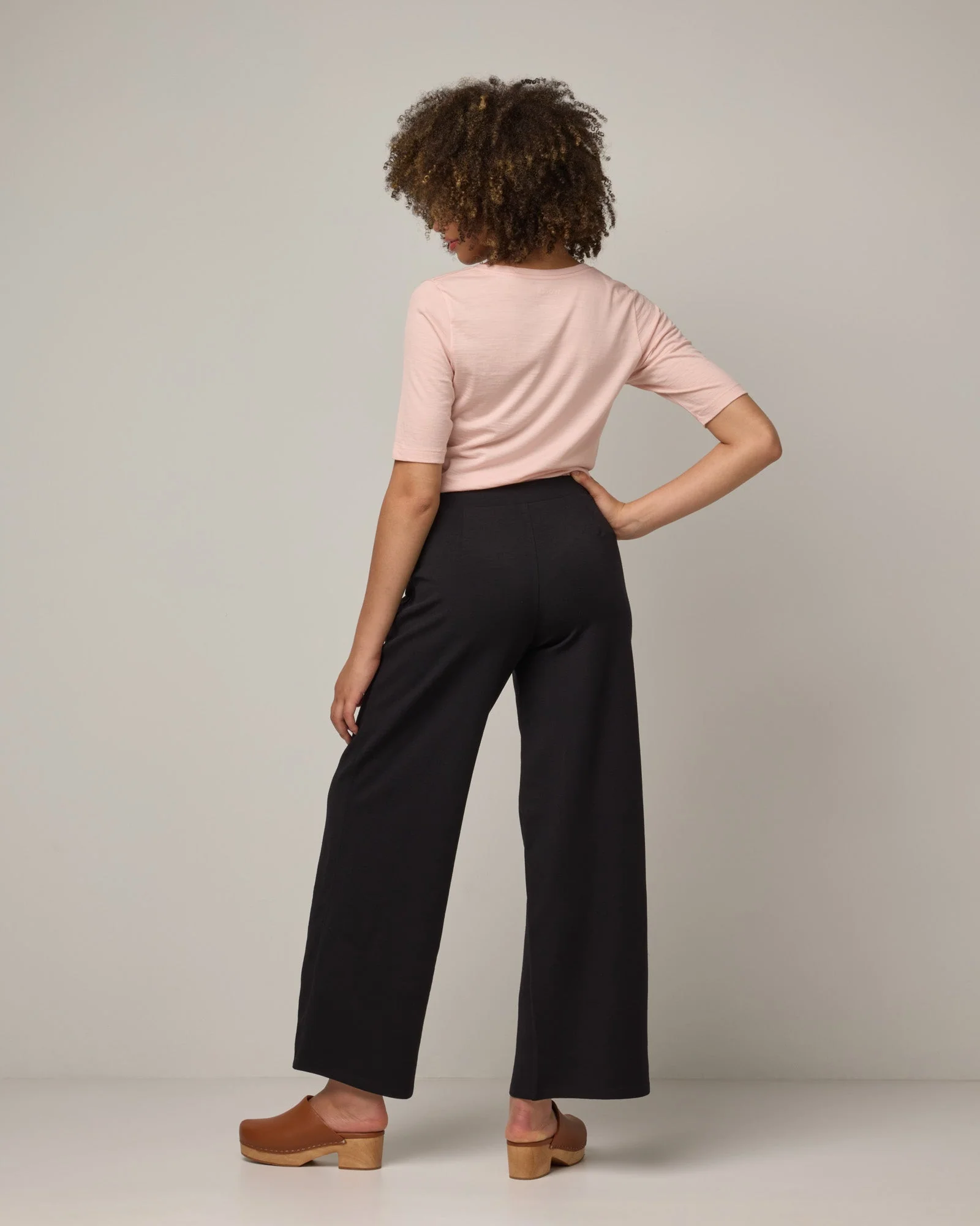 Lane Wide Leg Ponte Trouser - Image 4