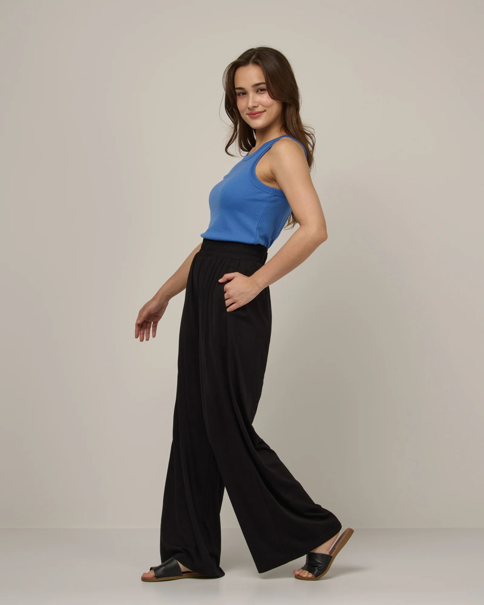 Lisbon Palazzo Trouser - Image 3