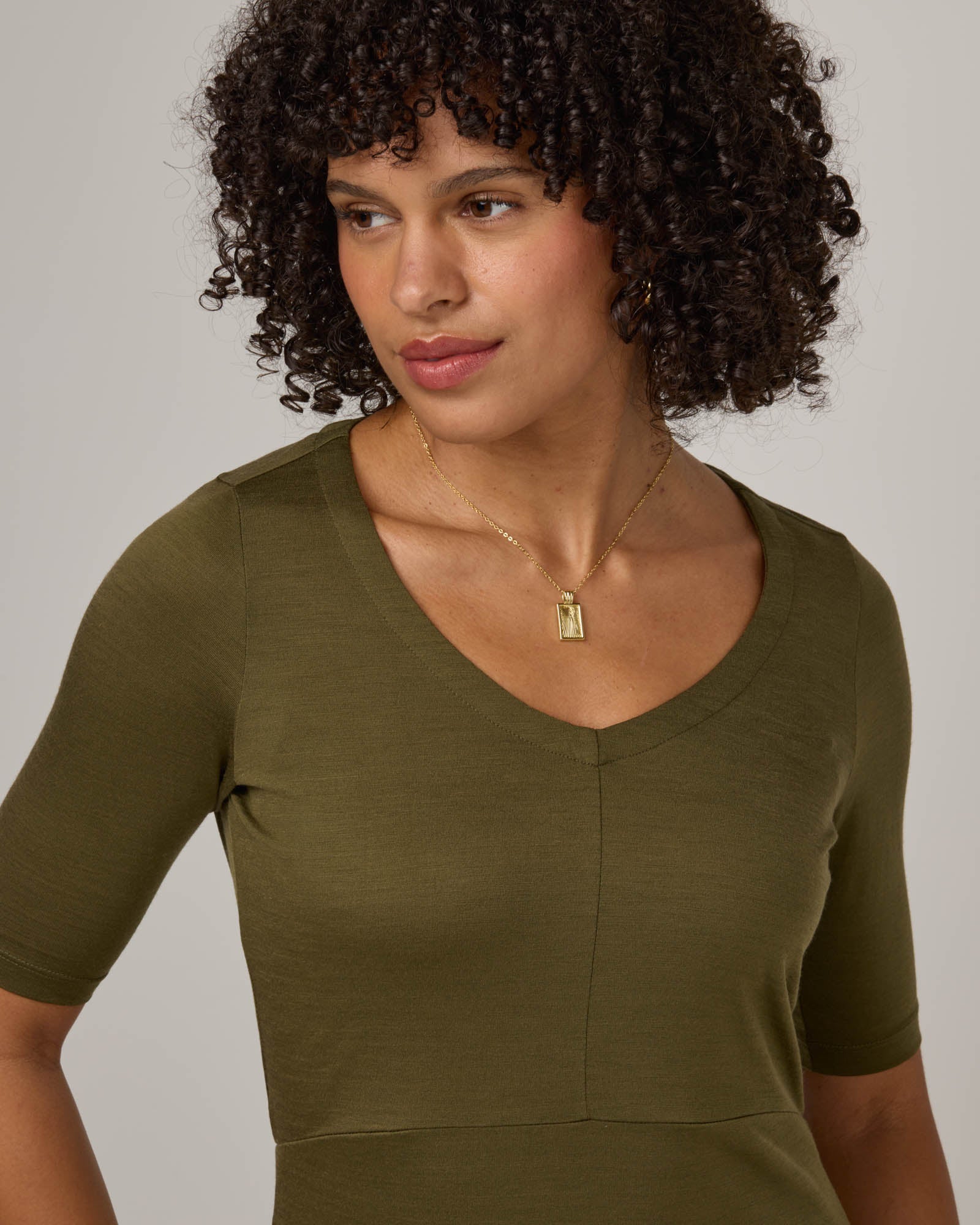 London Fitted Dress - Image 4