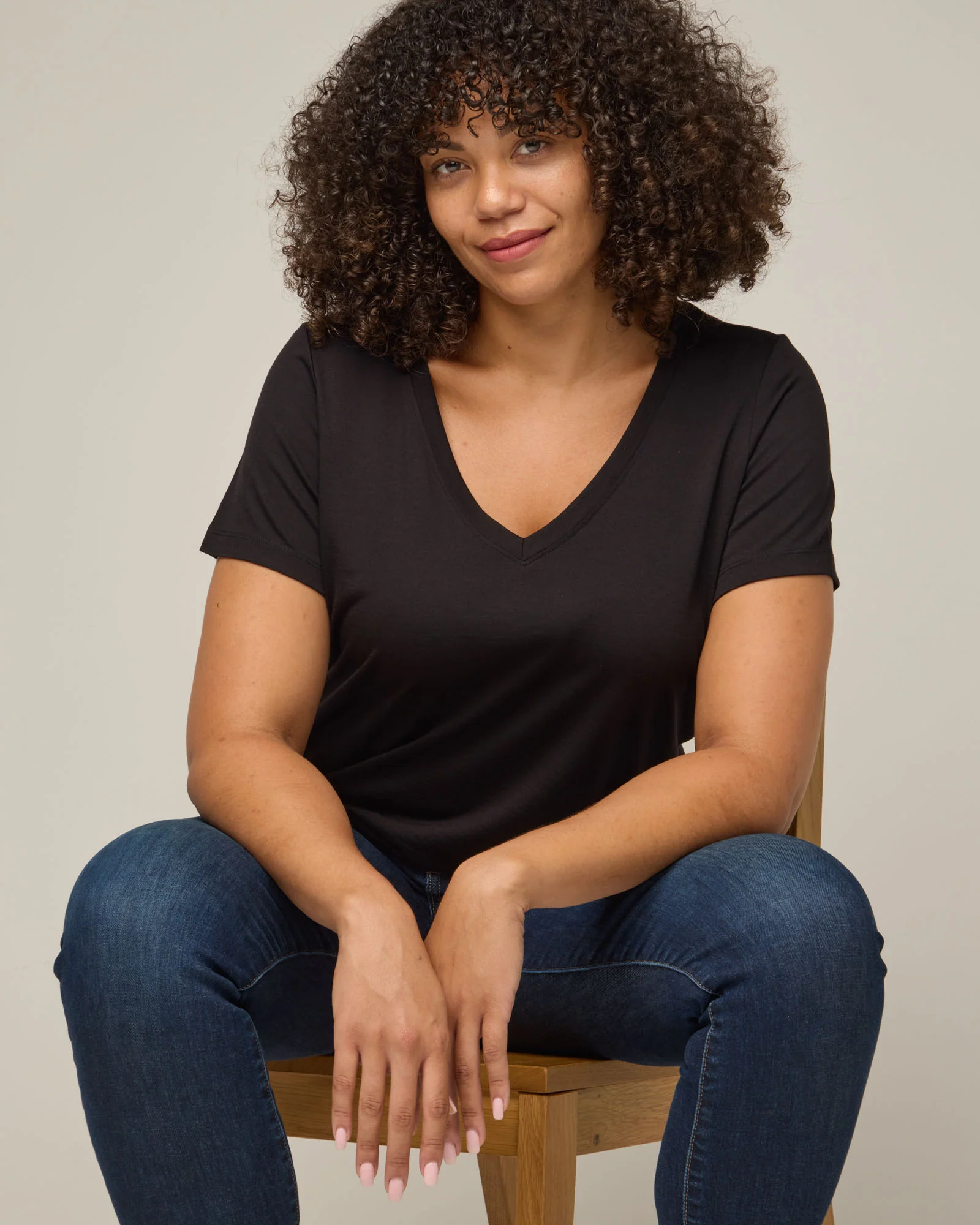 Morgan V-Neck Tee - Image 4