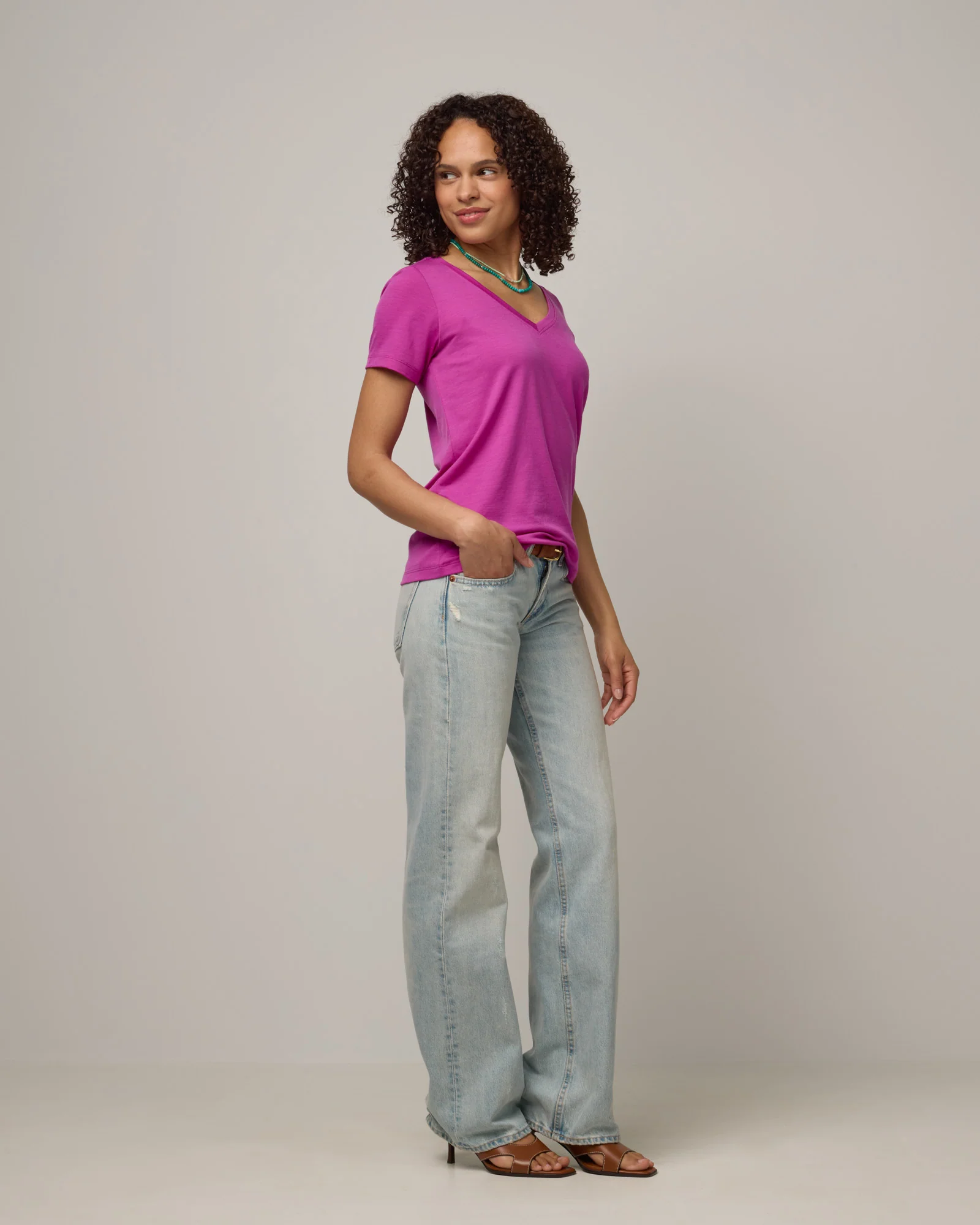 Morgan V-Neck Tee - Image 3