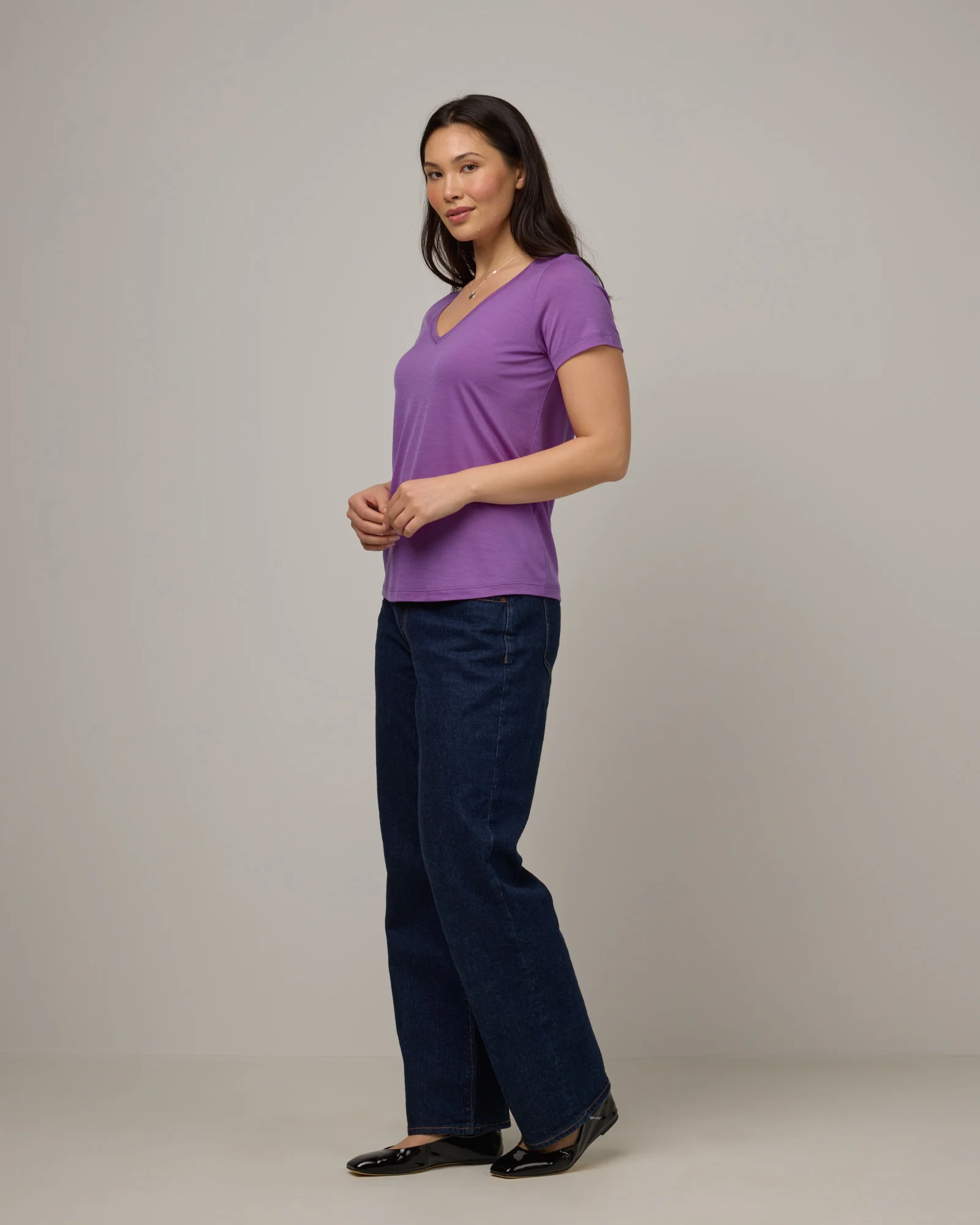 Morgan V-Neck Tee - Image 4