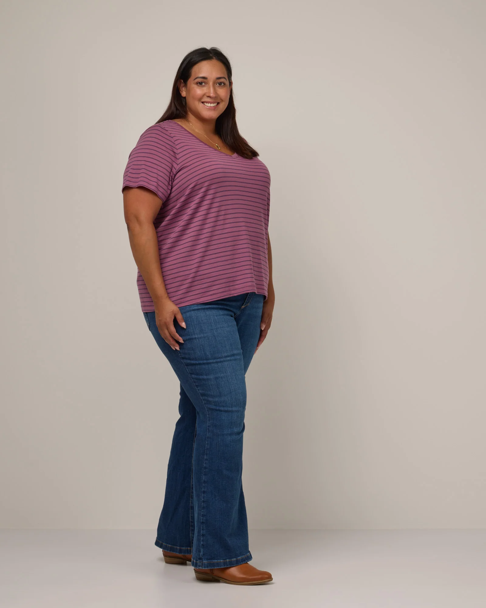 Morgan V-Neck Tee - Image 3