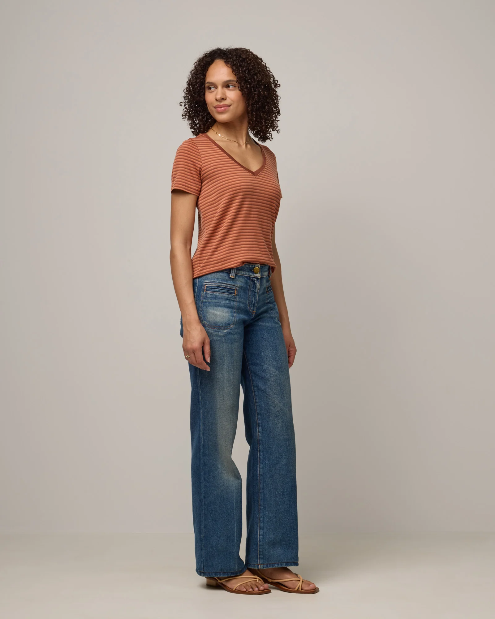 Morgan V-Neck Tee - Image 3
