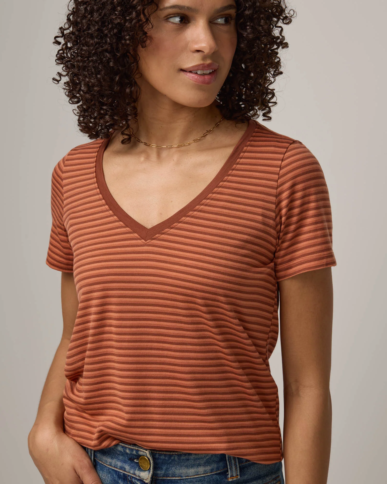 Morgan V-Neck Tee - Image 4