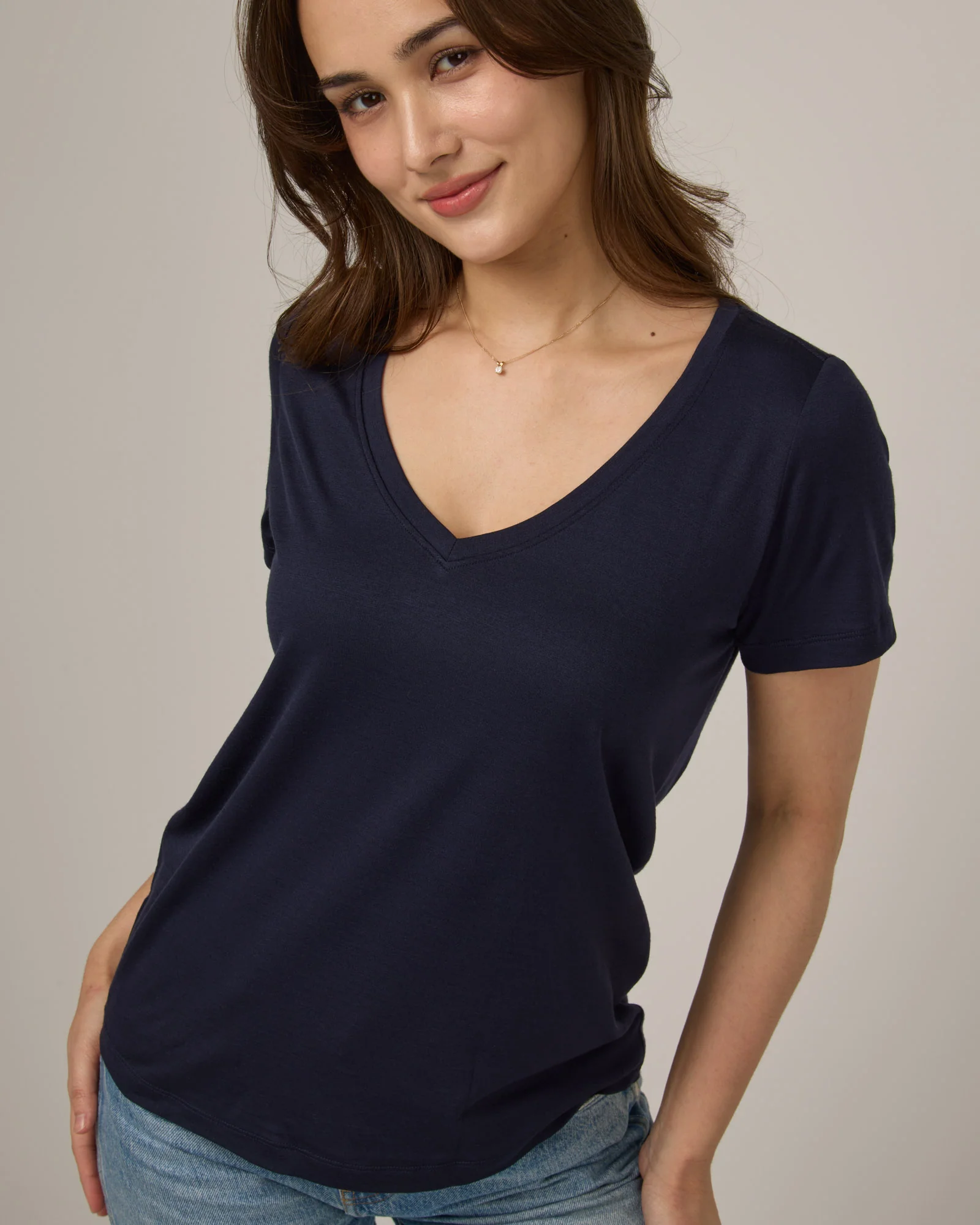Morgan V-Neck Tee - Image 4