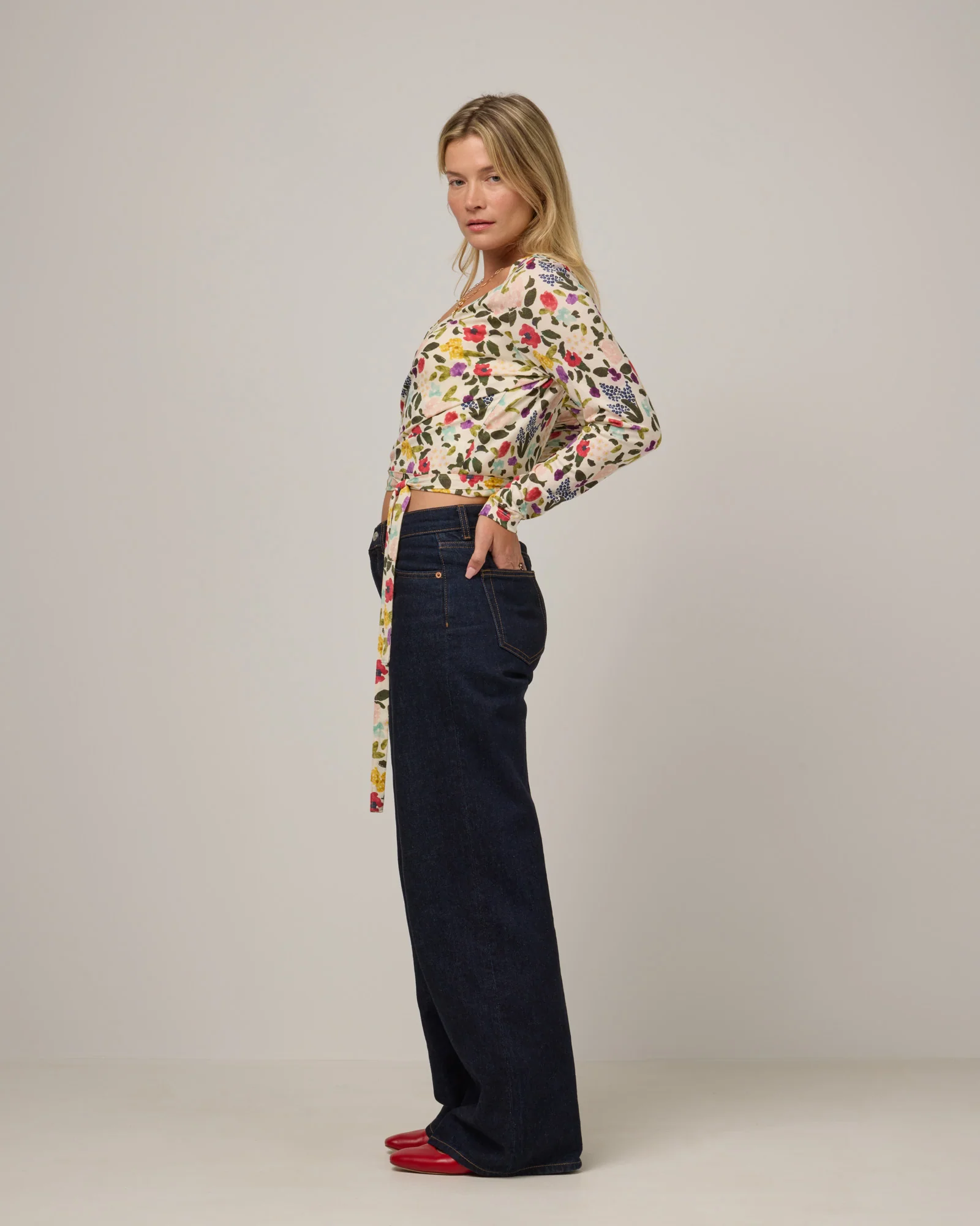 Natalia Wrap Top - Image 3