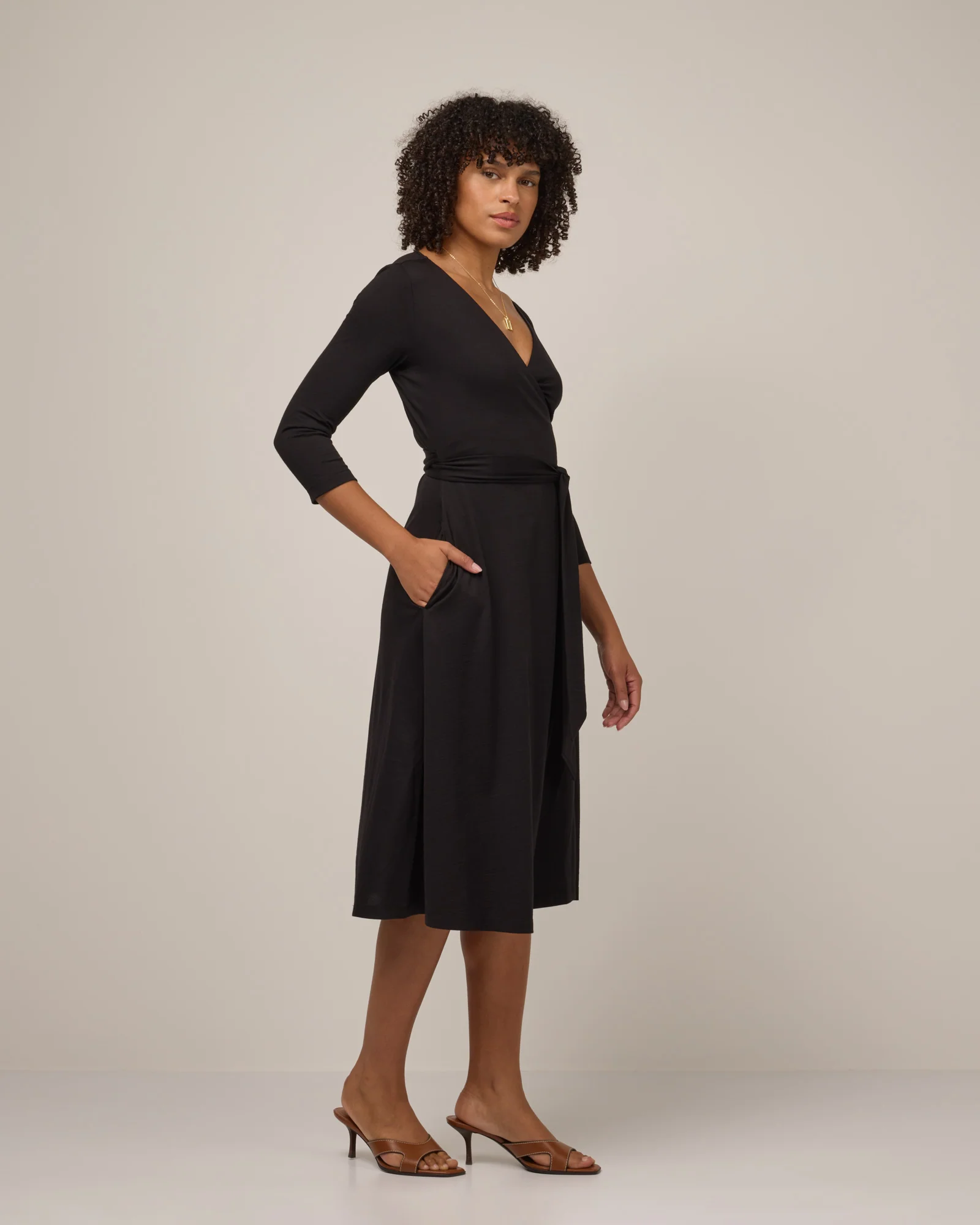 Alana Wrap Dress - Image 3