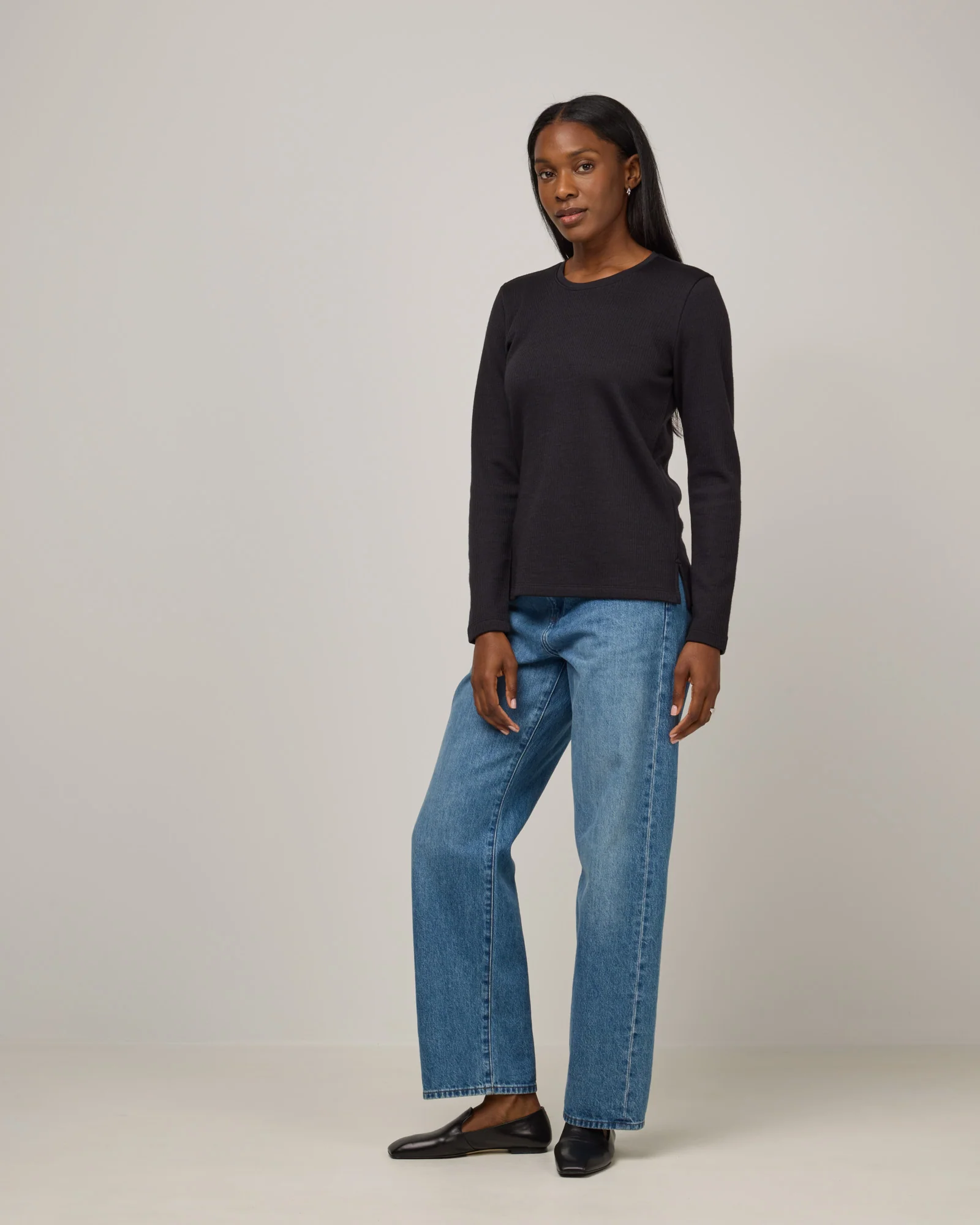 Rayne Double Knit Ribbed Top - Image 3