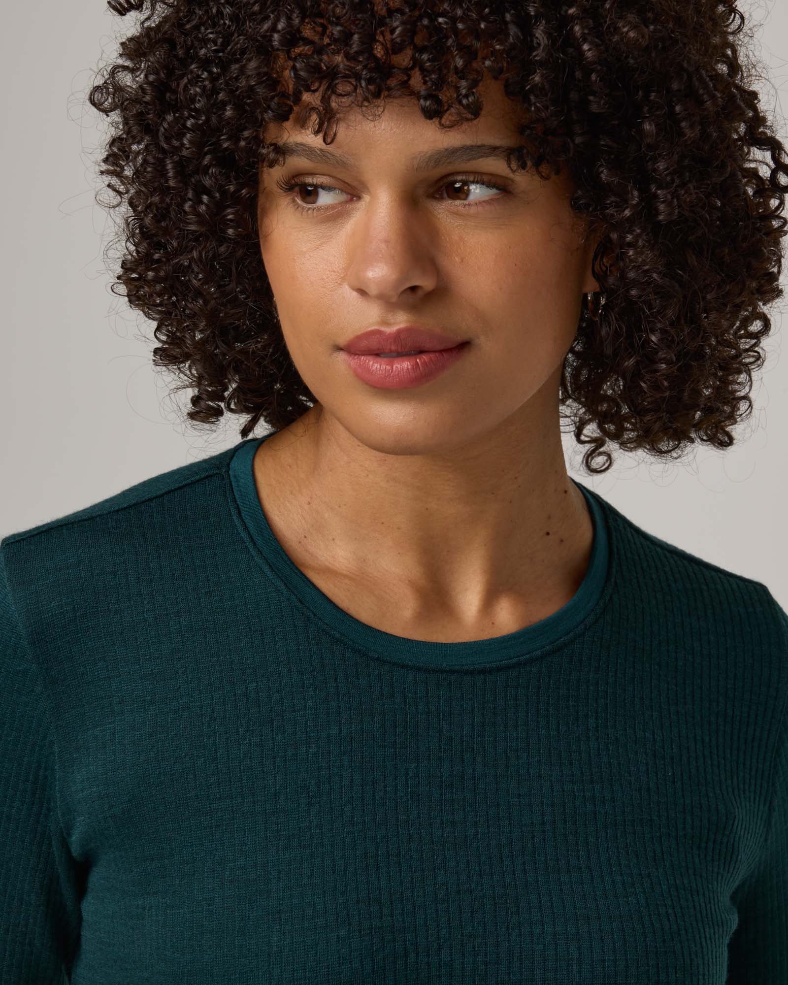 Rayne Double Knit Ribbed Top - Image 4