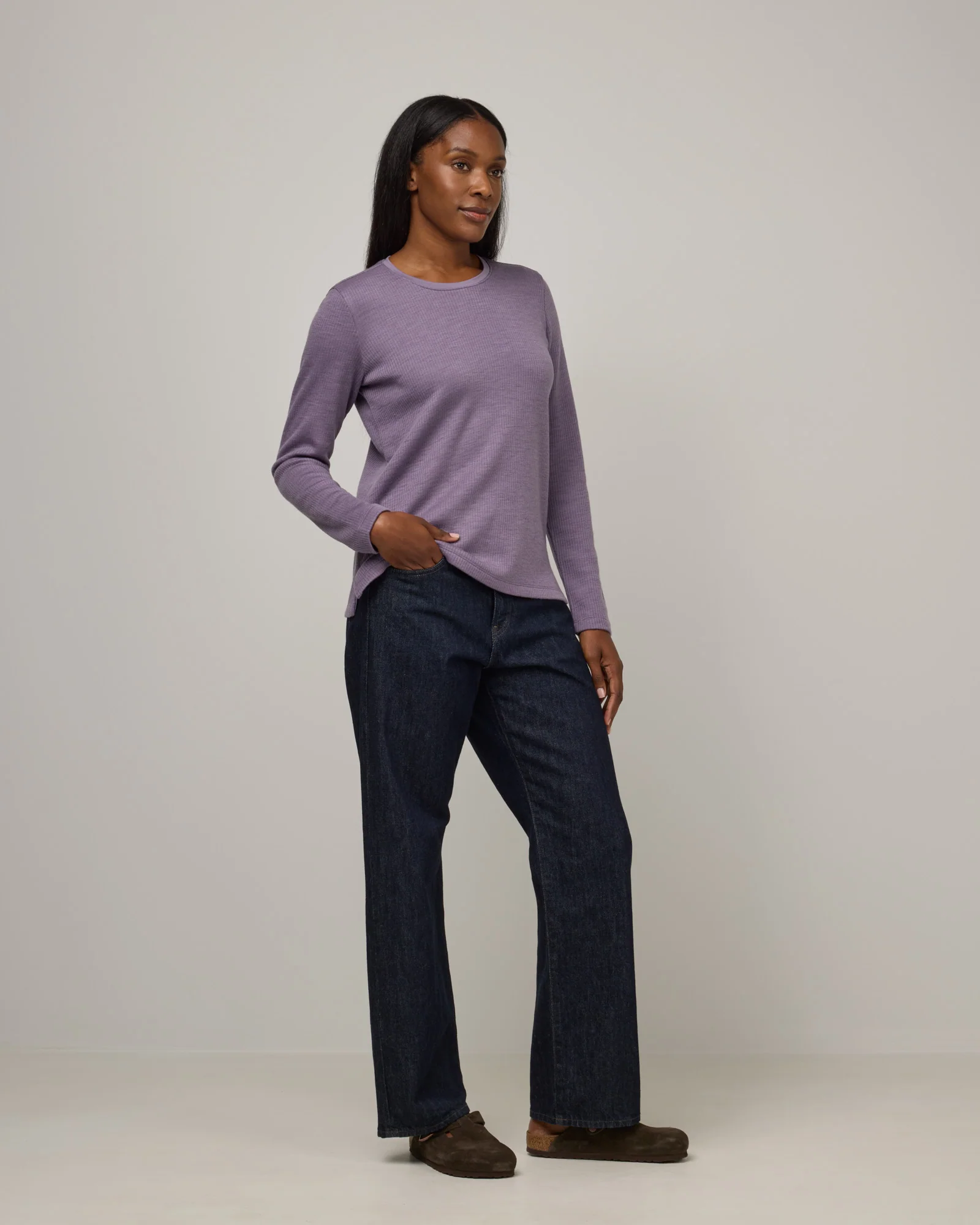 Rayne Double Knit Ribbed Top - Image 3