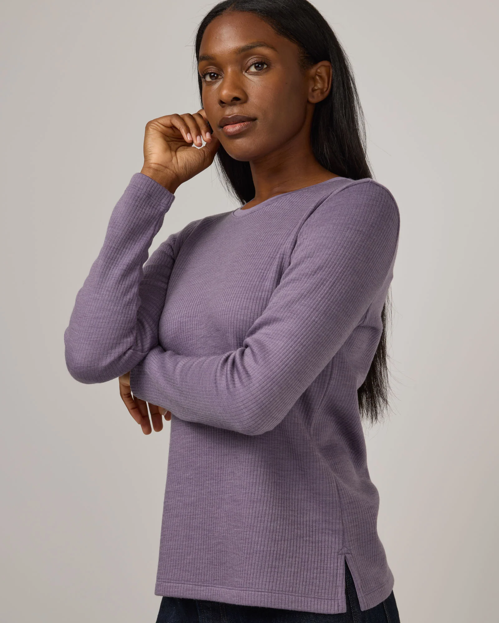 Rayne Double Knit Ribbed Top - Image 4