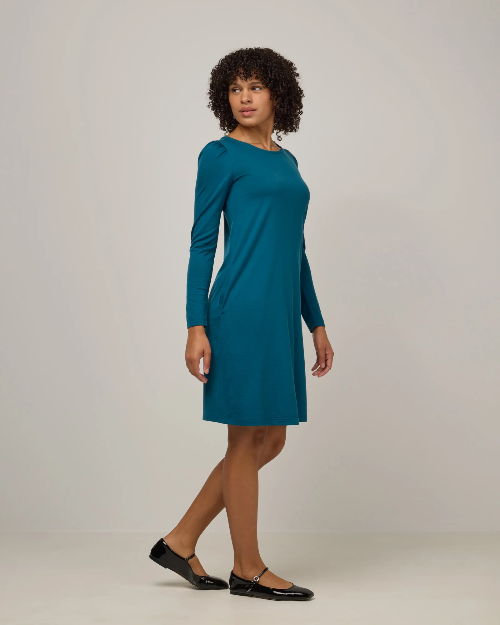 Rosa Puff Sleeve Dress - Image 2