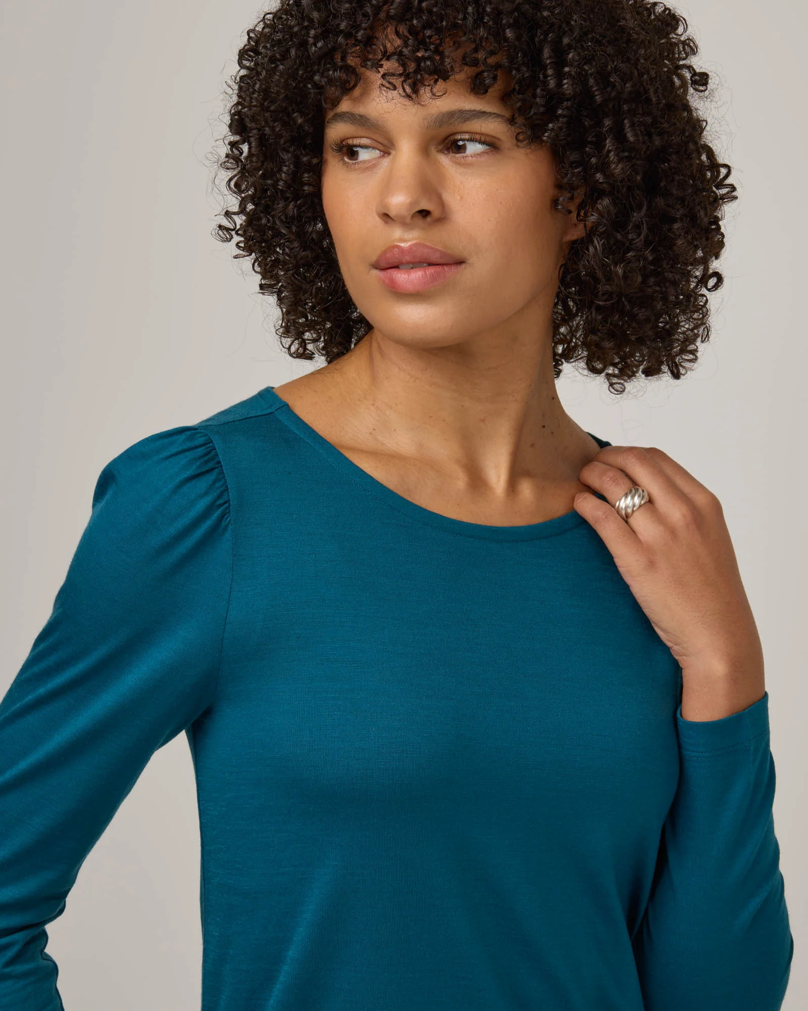 Rosa Puff Sleeve Dress - Image 4