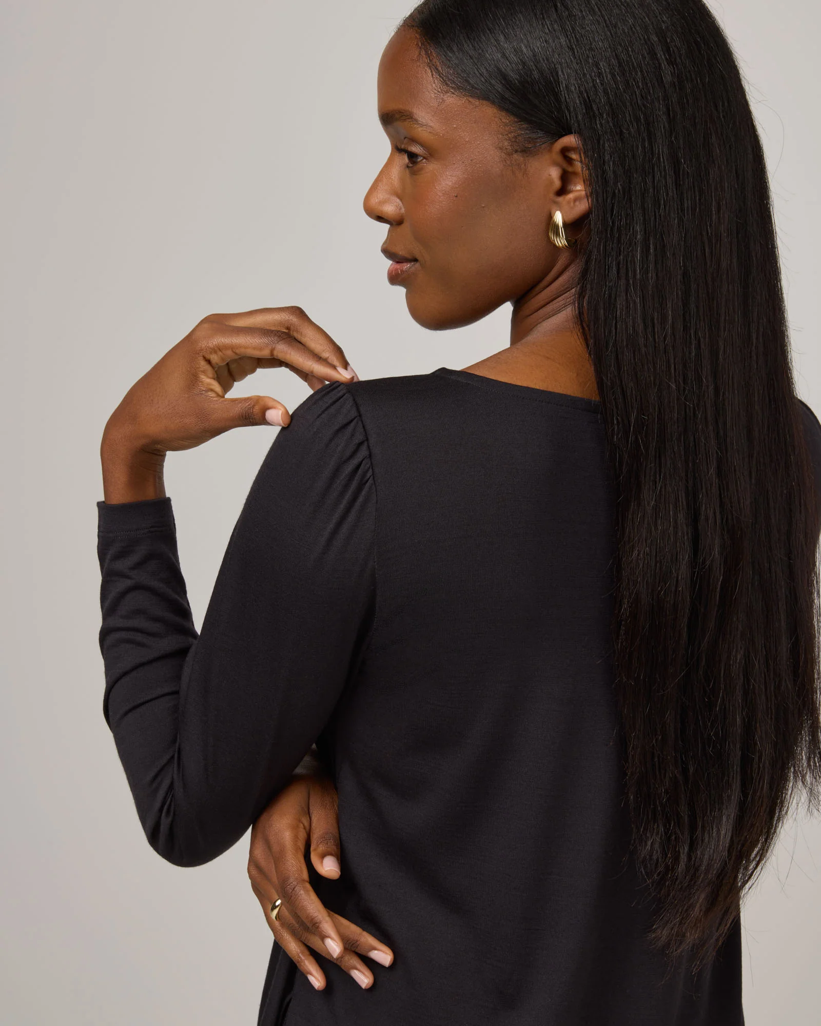 Rosa Puff Sleeve Dress - Image 4