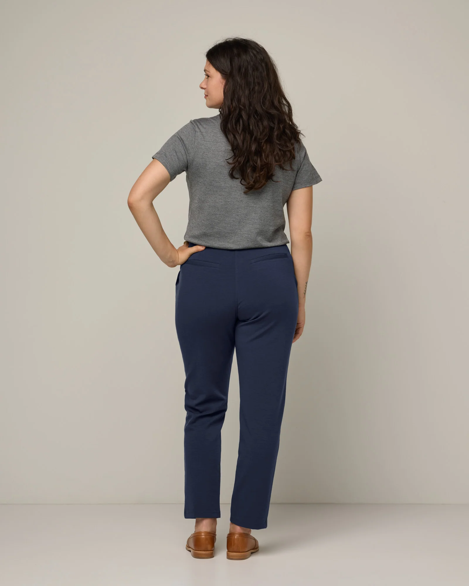 Rosso Straight Ponte Trouser - Image 3