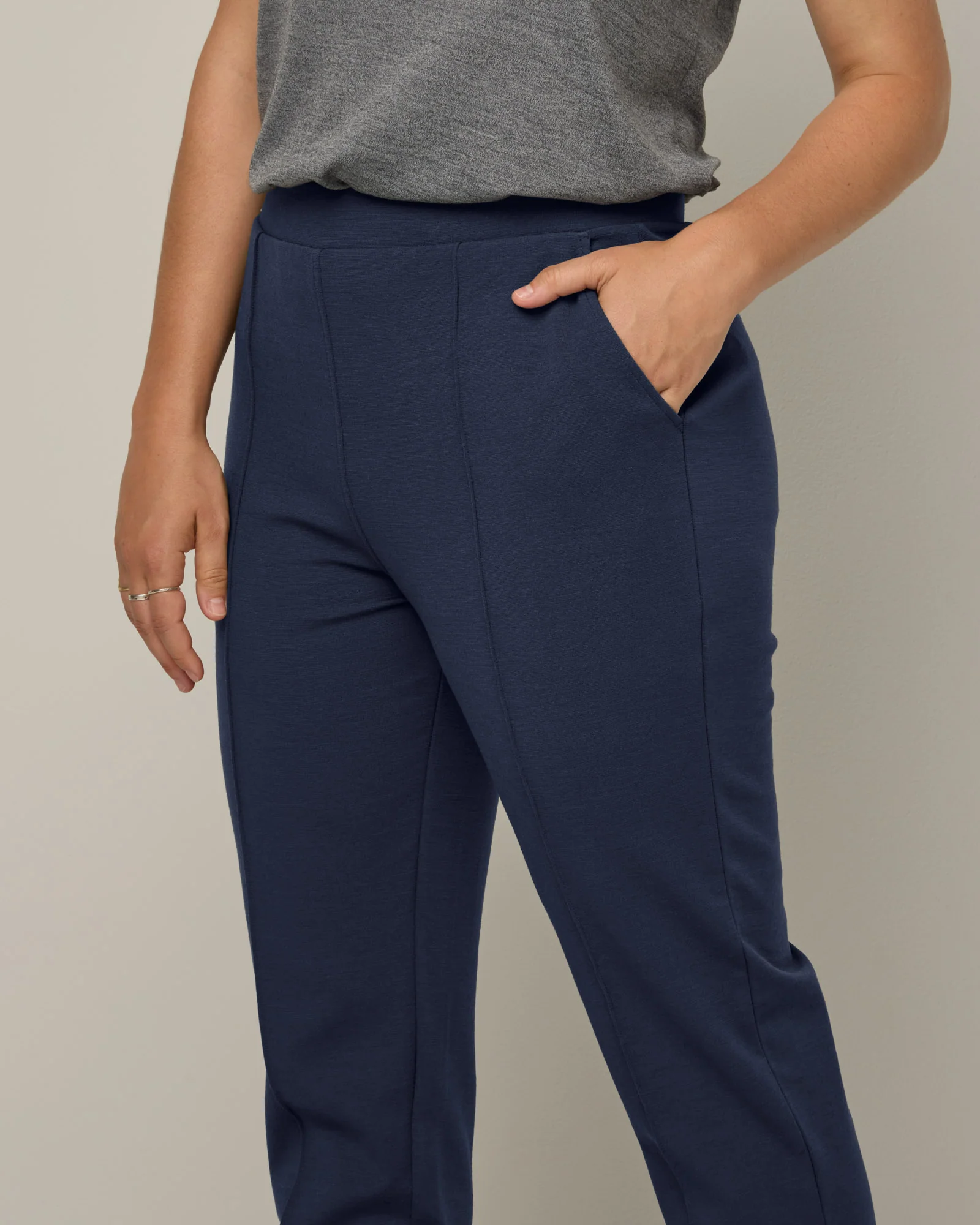 Rosso Straight Ponte Trouser - Image 4