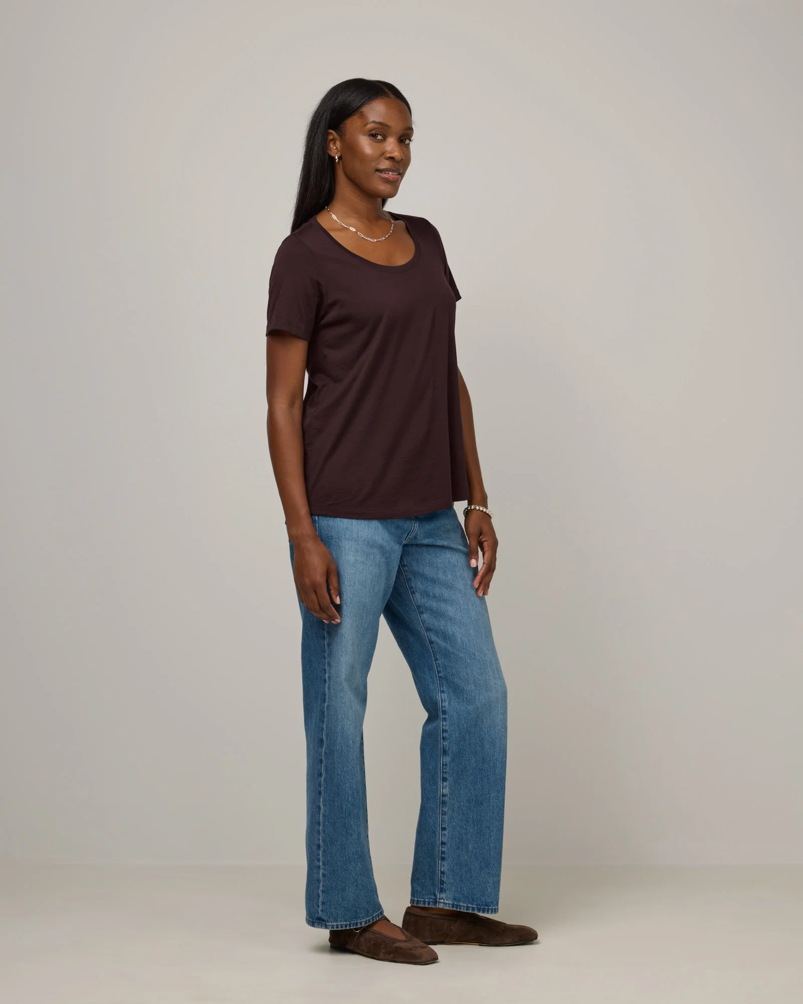 Stella Signature Scoop Neck Tee - Image 3
