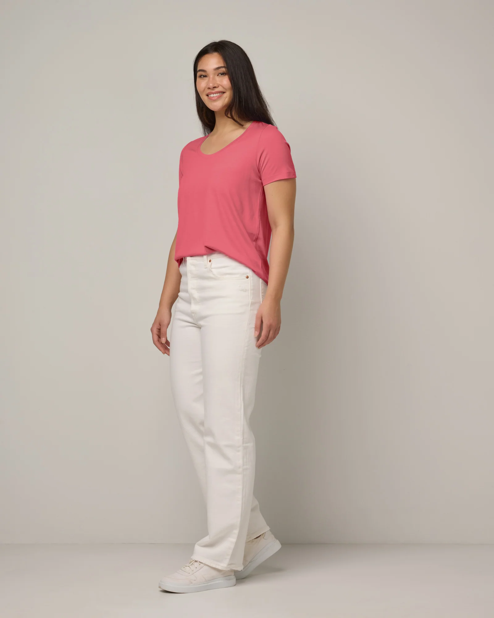 Stella Signature Scoop Neck Tee - Image 4