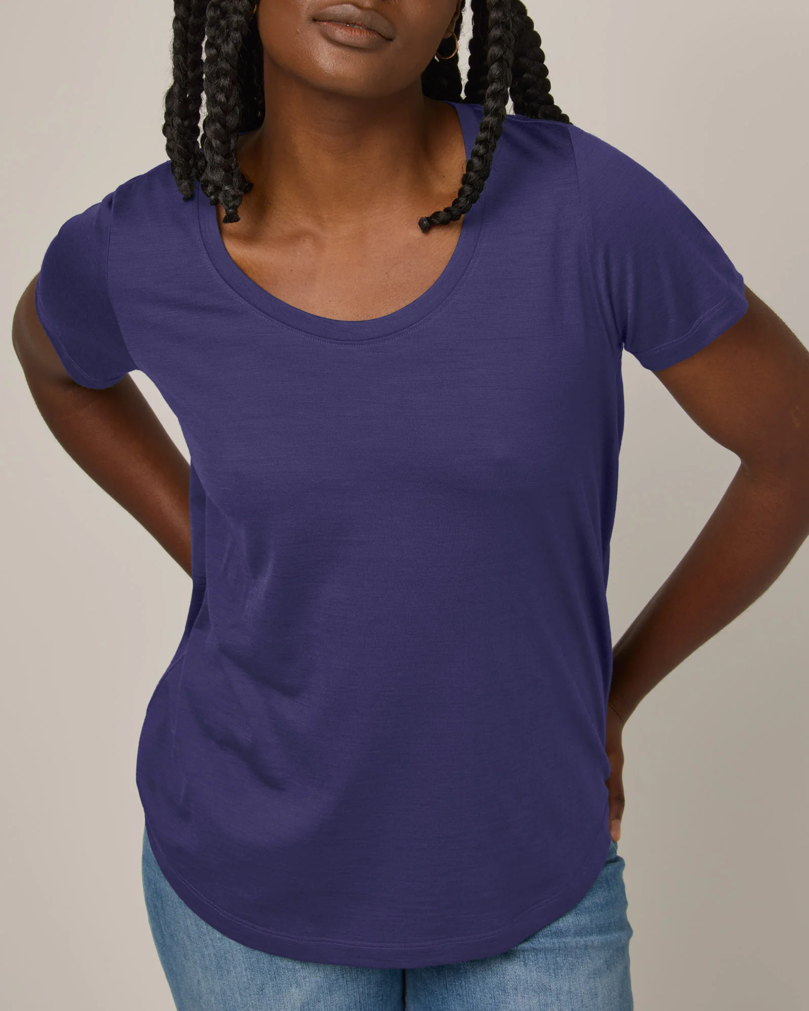 Stella Signature Scoop Neck Tee - Image 4