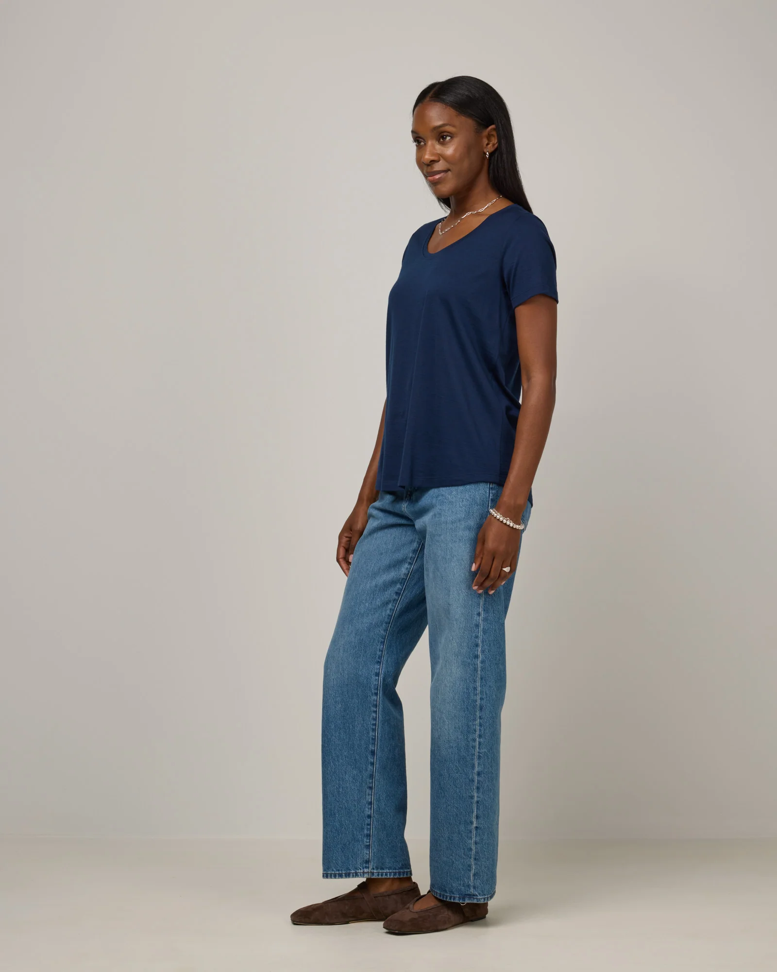 Stella Signature Scoop Neck Tee - Image 3