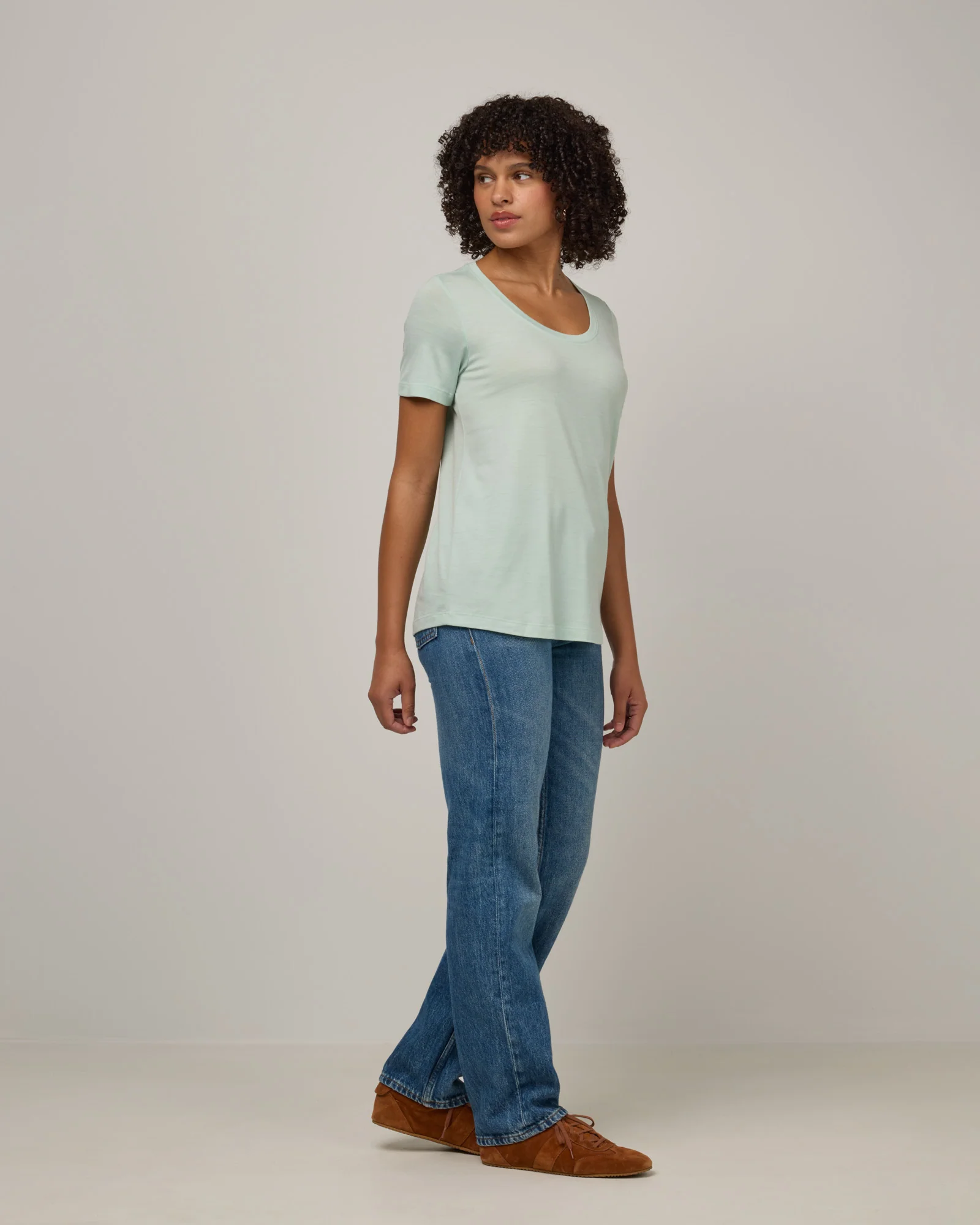 Stella Signature Scoop Neck Tee - Image 3