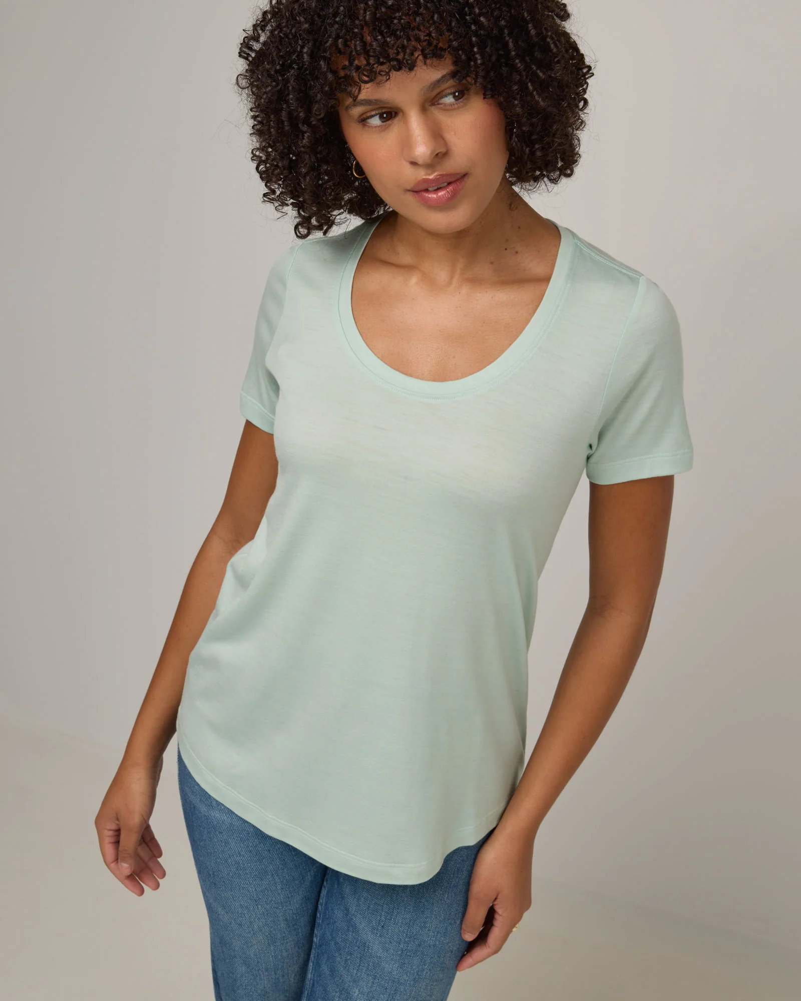 Stella Signature Scoop Neck Tee - Image 4