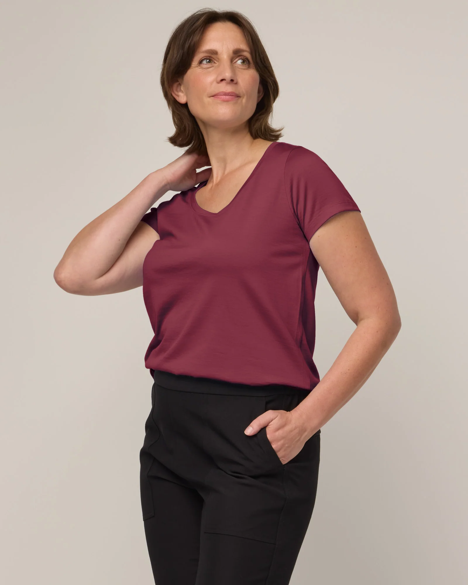 Stella Signature Scoop Neck Tee - Image 4