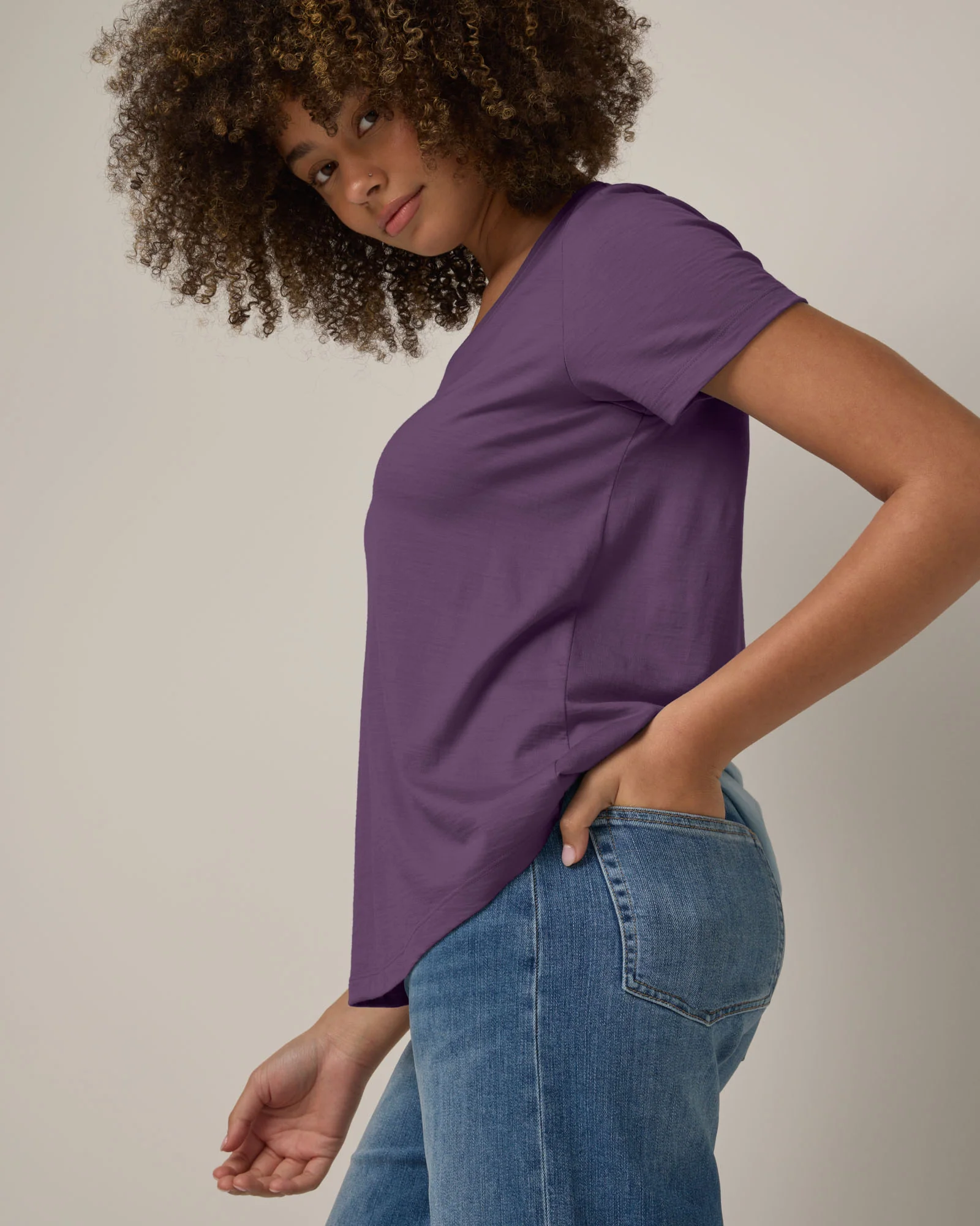 Stella Signature Scoop Neck Tee - Image 4