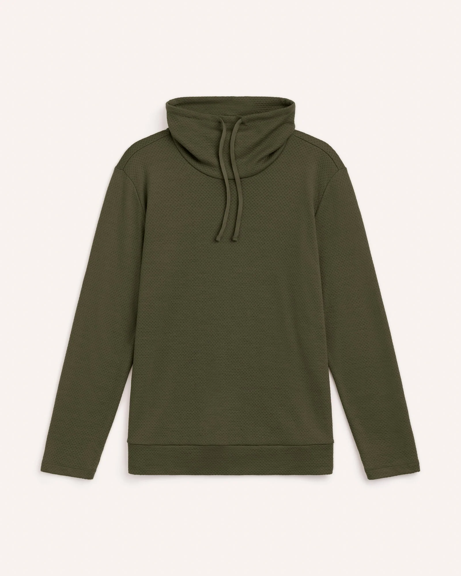 Tate Honeycomb Cowl Neck Top - Image 5