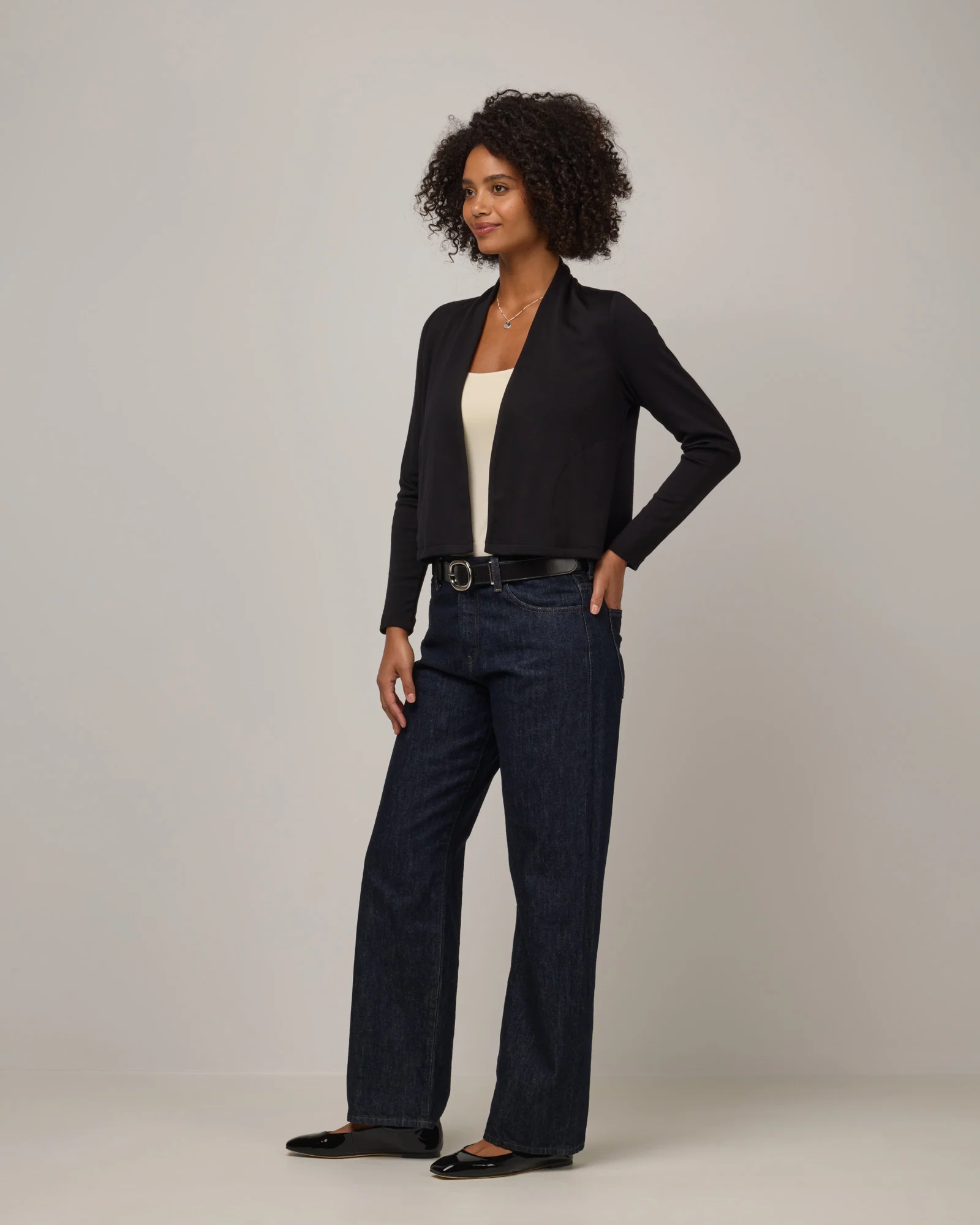 Winona Crop Cardigan - Image 3